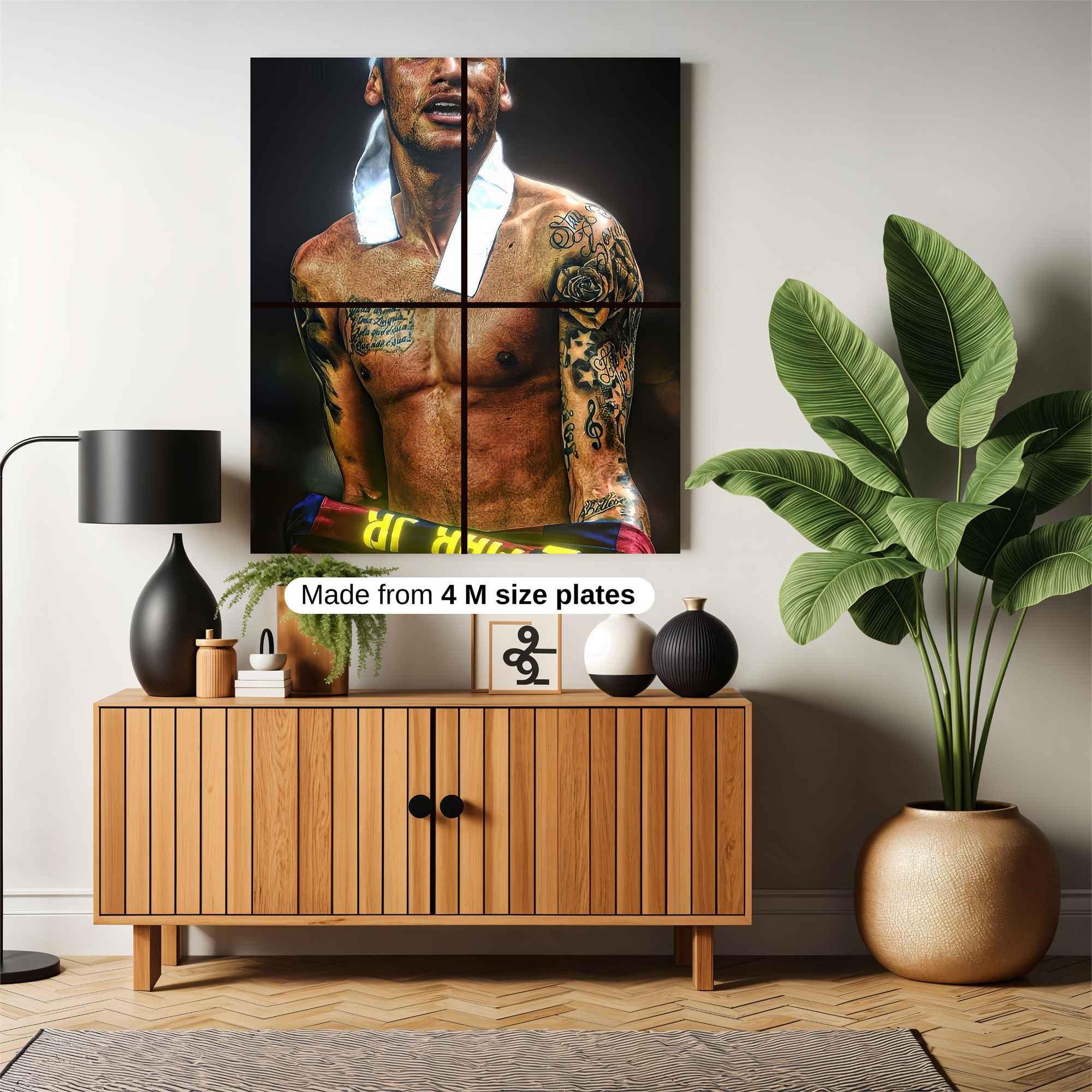 Neymar Triumphant Safe Wall Magnetic / M