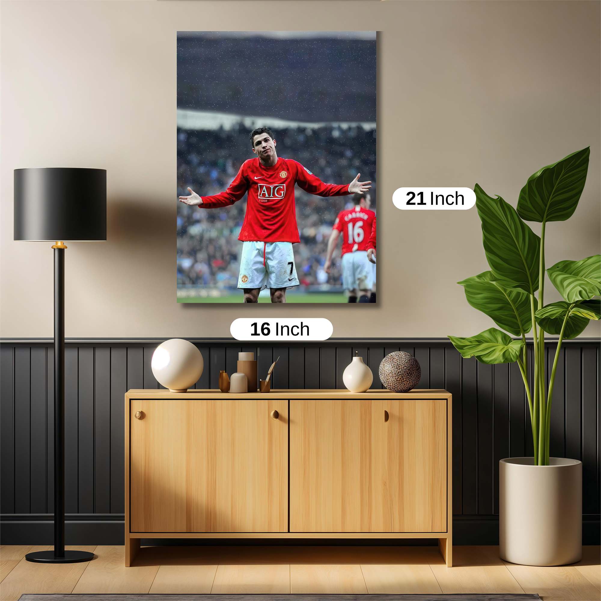 Ronaldo Triumphant Safe Wall Magnetic / M