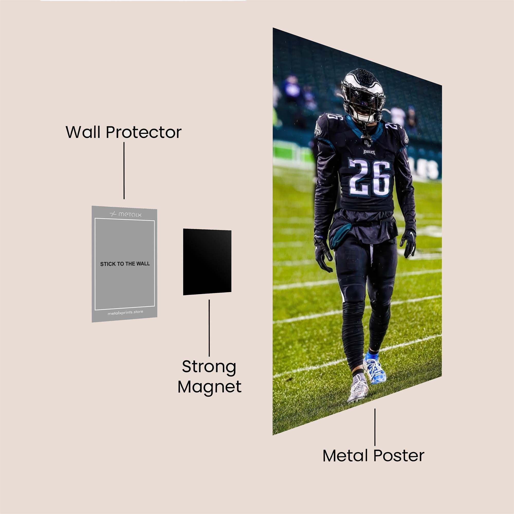 Miles Resolute Safe Wall Magnetic / M