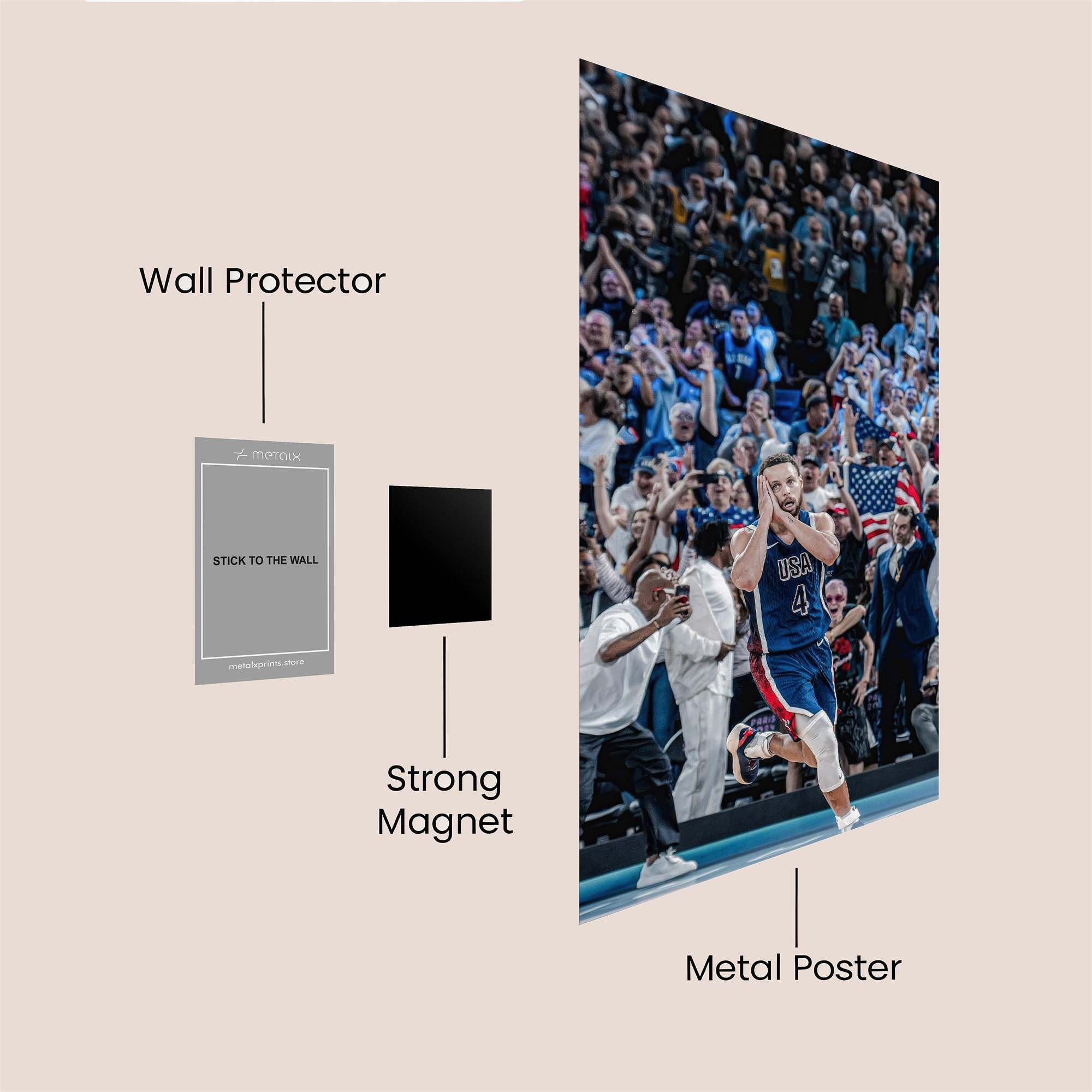 Curry Ecstatic Safe Wall Magnetic / M