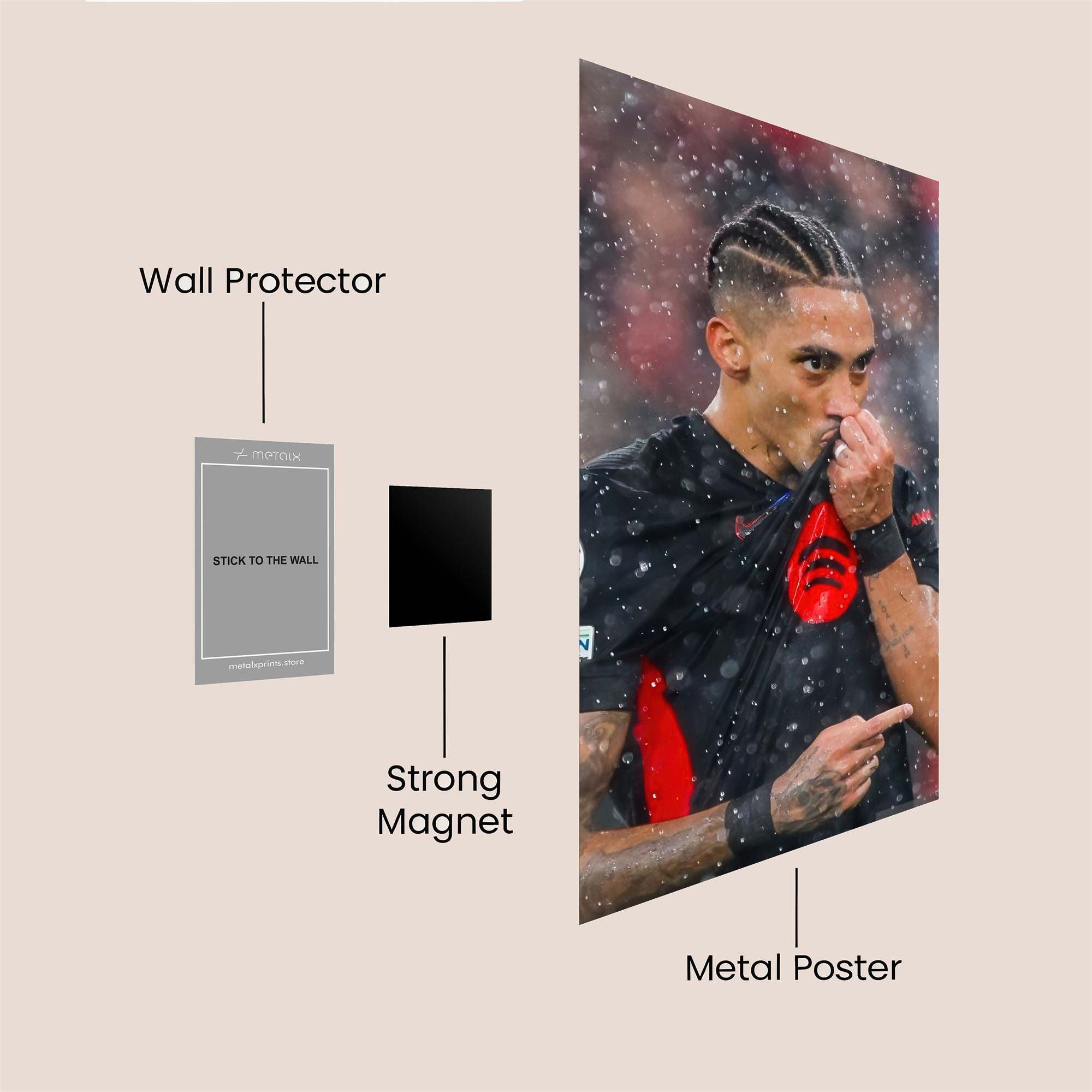 Raphinha Resolute Safe Wall Magnetic / M