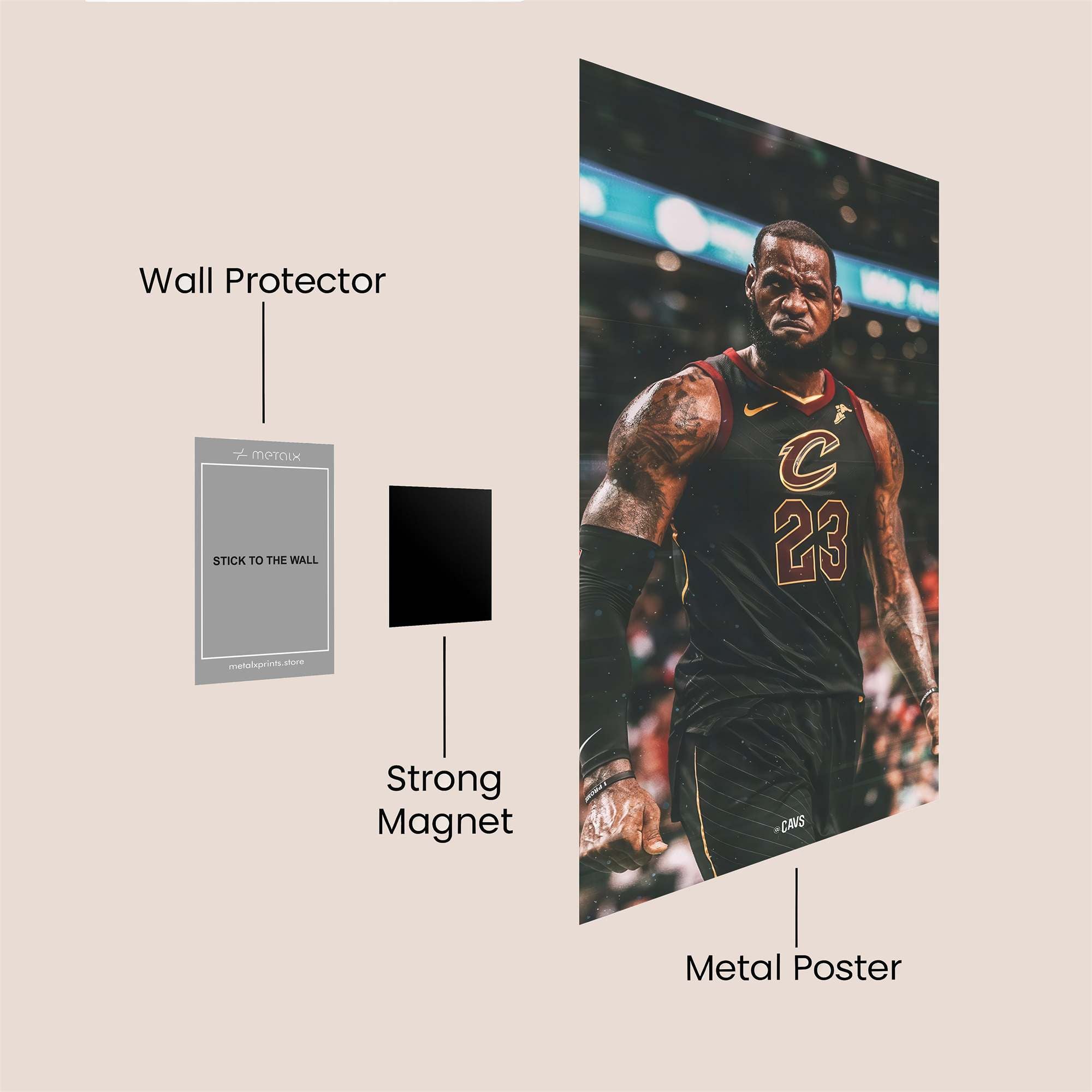 LeBron Intense Safe Wall Magnetic / M