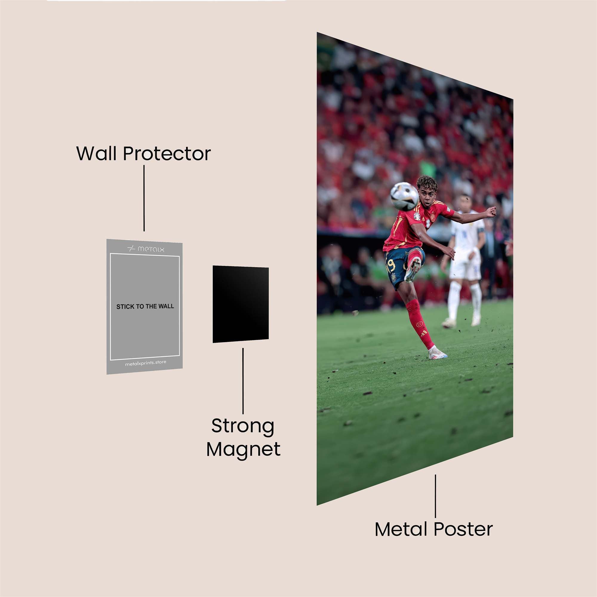 Martinez Flair Safe Wall Magnetic / M