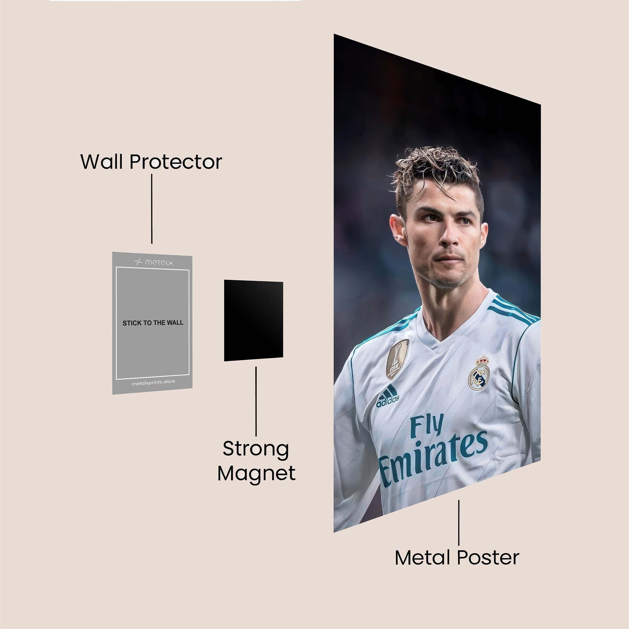 Ronaldo Intense Safe Wall Magnetic / M