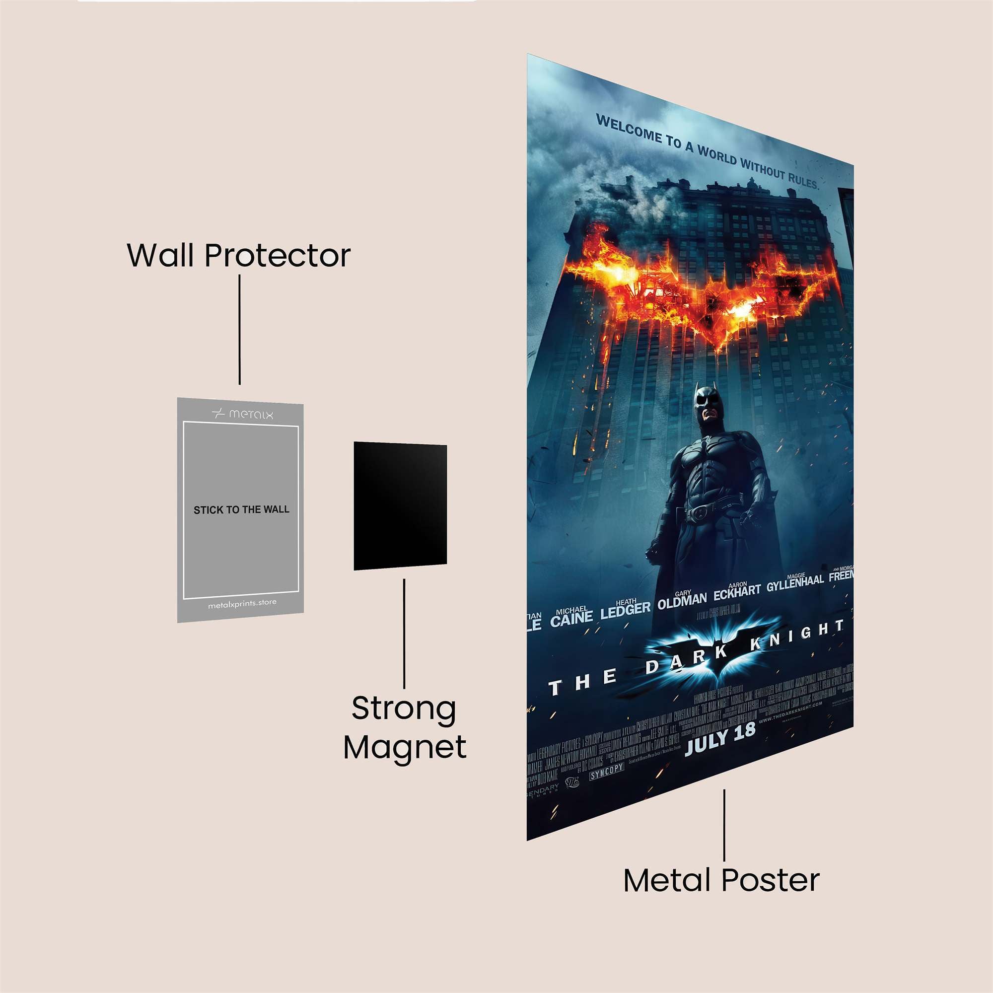 Batman Chaotic Safe Wall Magnetic / M