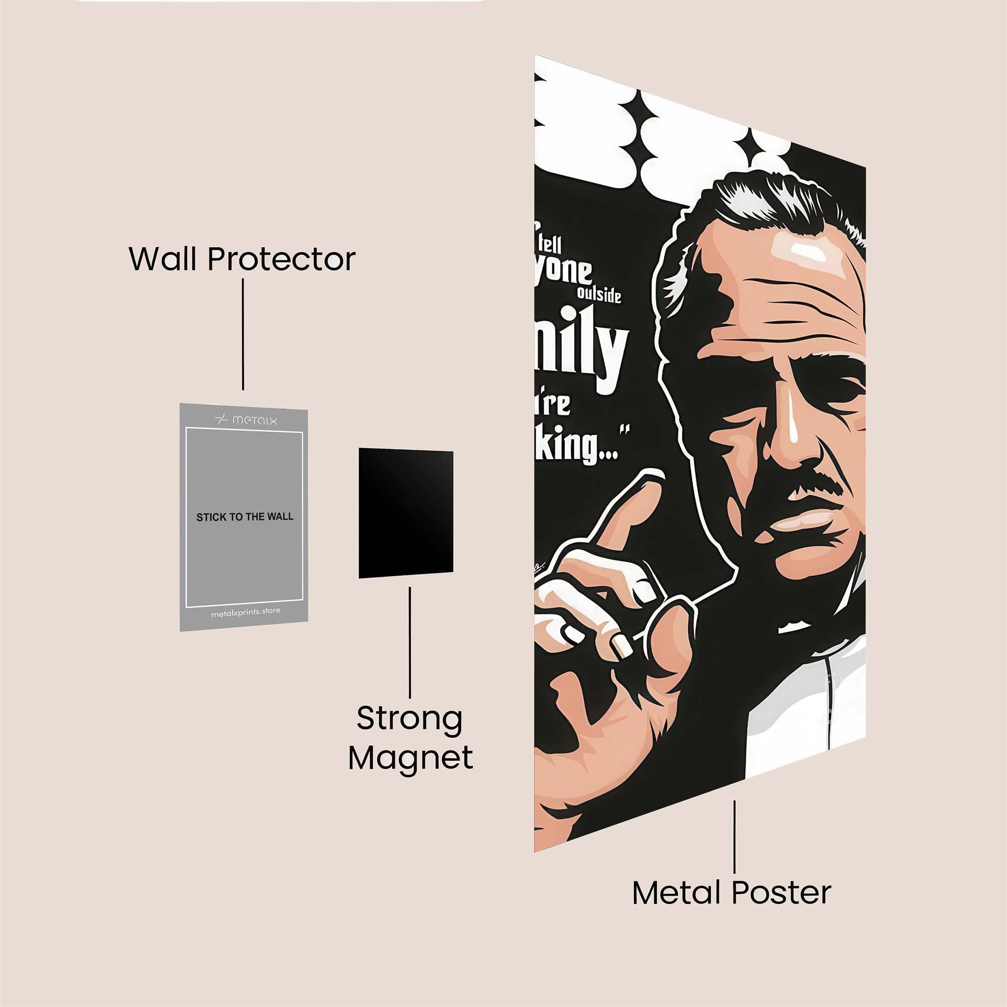 Corleone Command Safe Wall Magnetic / M