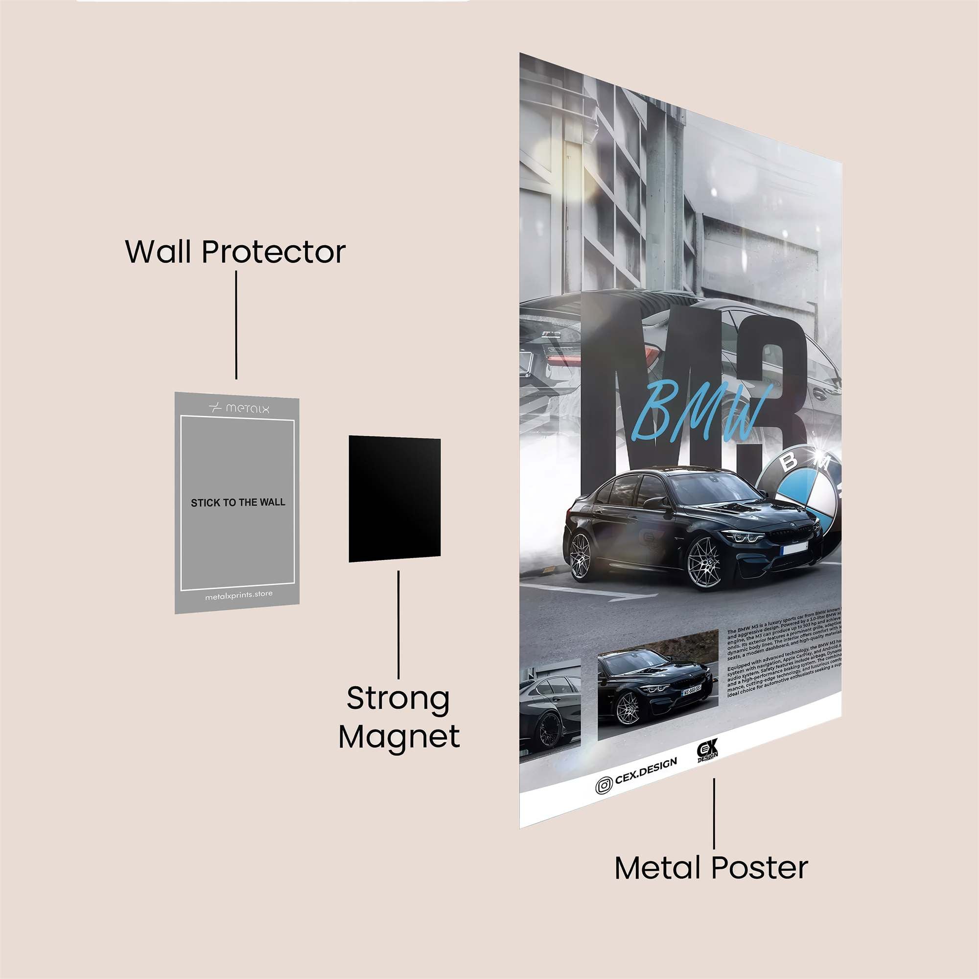 BMW Thrill Safe Wall Magnetic / M