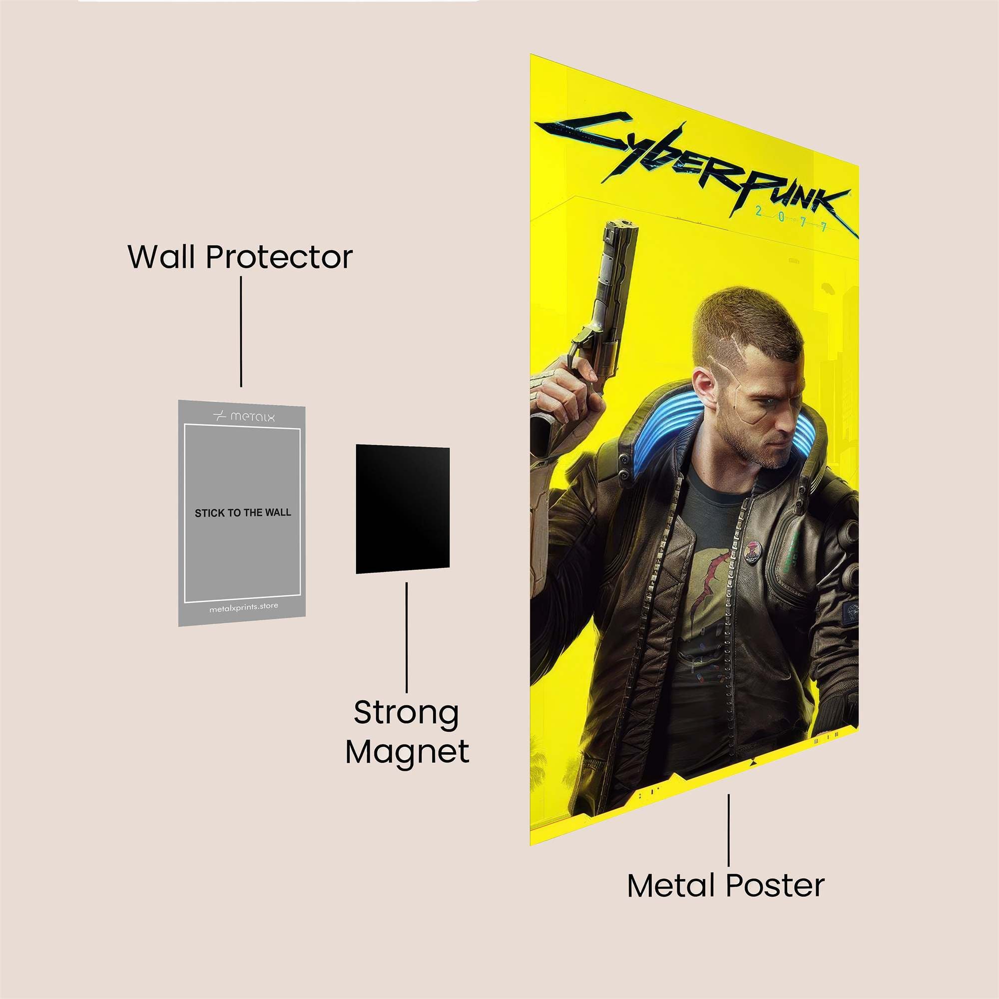 Vibrant Rebellion Safe Wall Magnetic / M