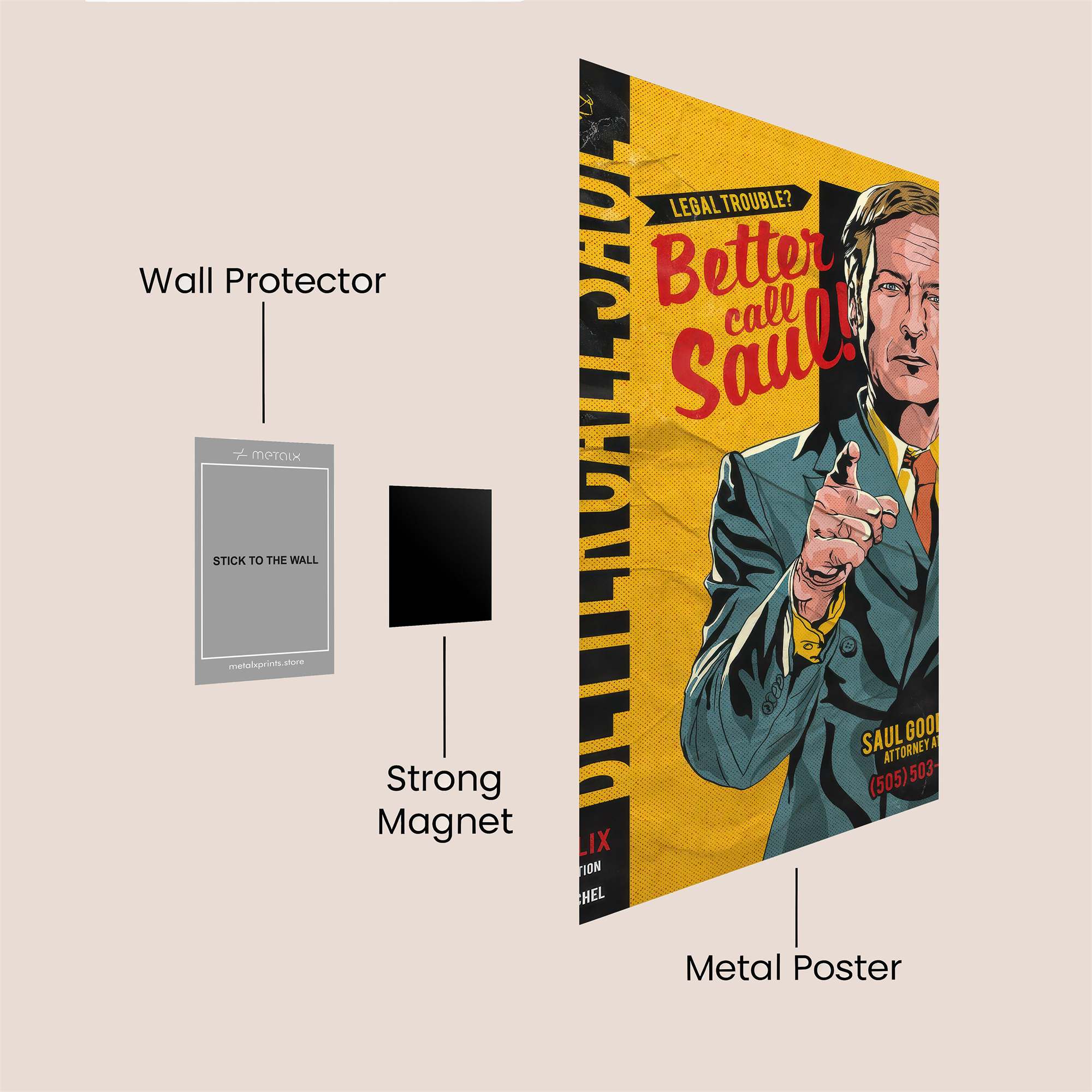 Saul Swagger Safe Wall Magnetic / M