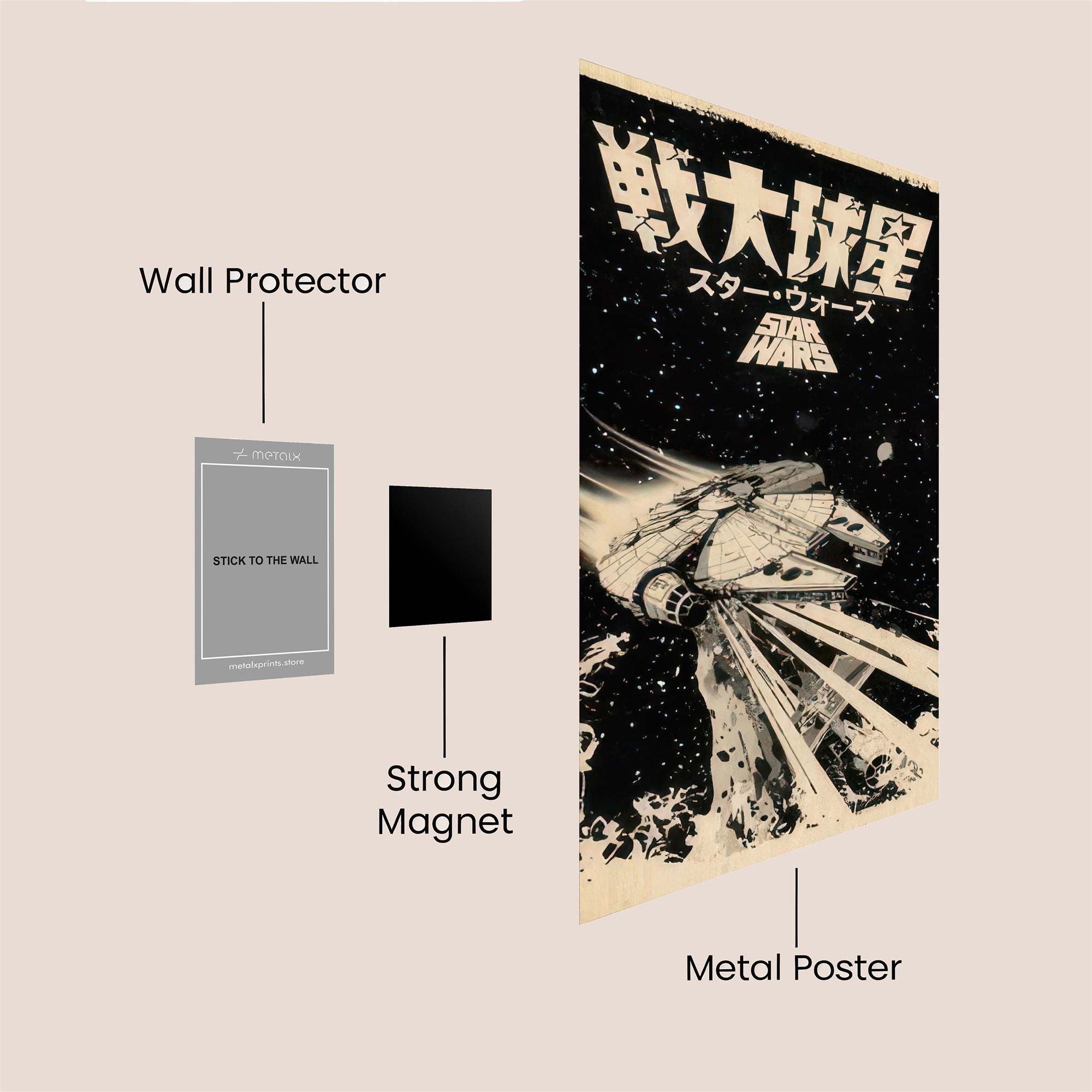 Falcon Frenzy Safe Wall Magnetic / M