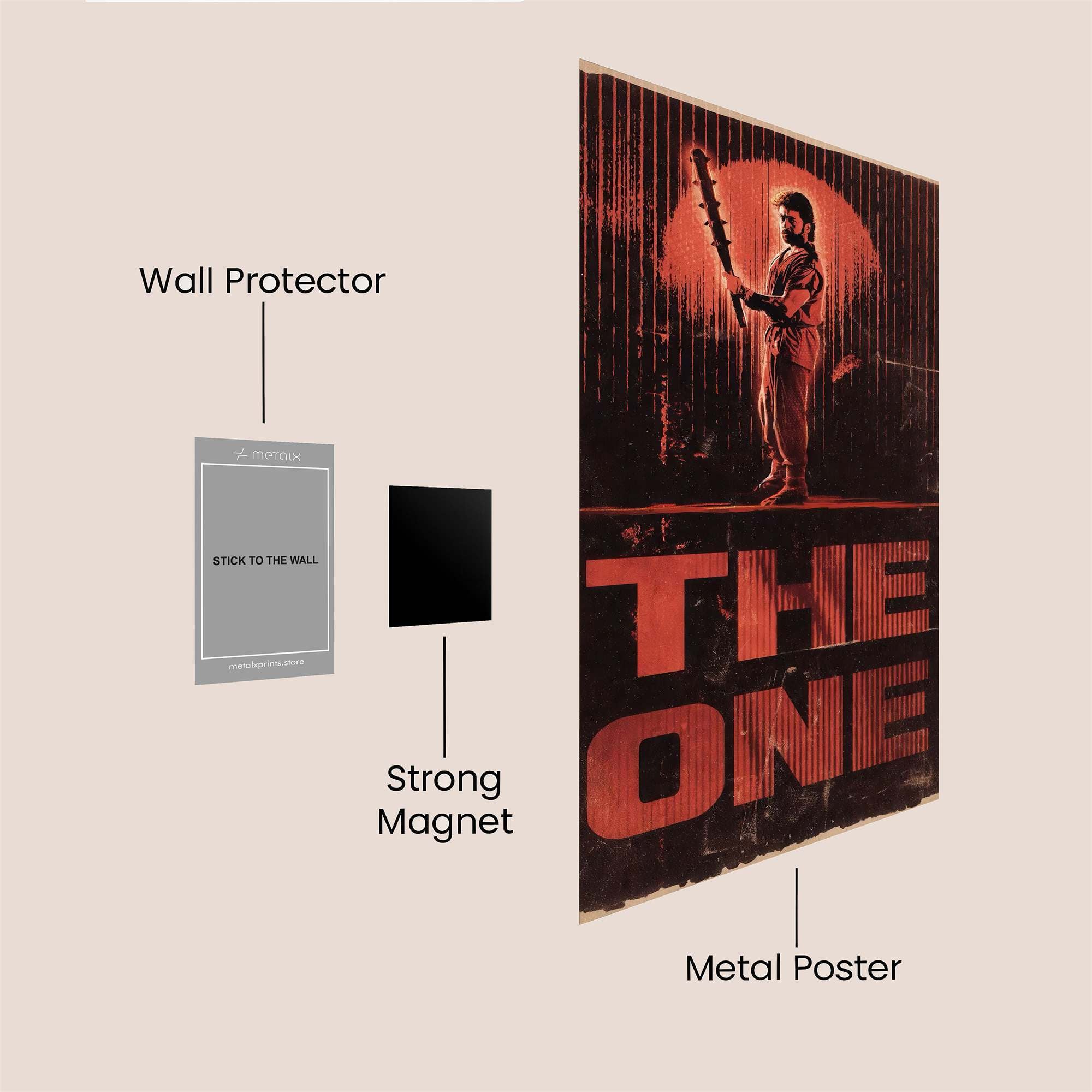 Negan Defiant Safe Wall Magnetic / M