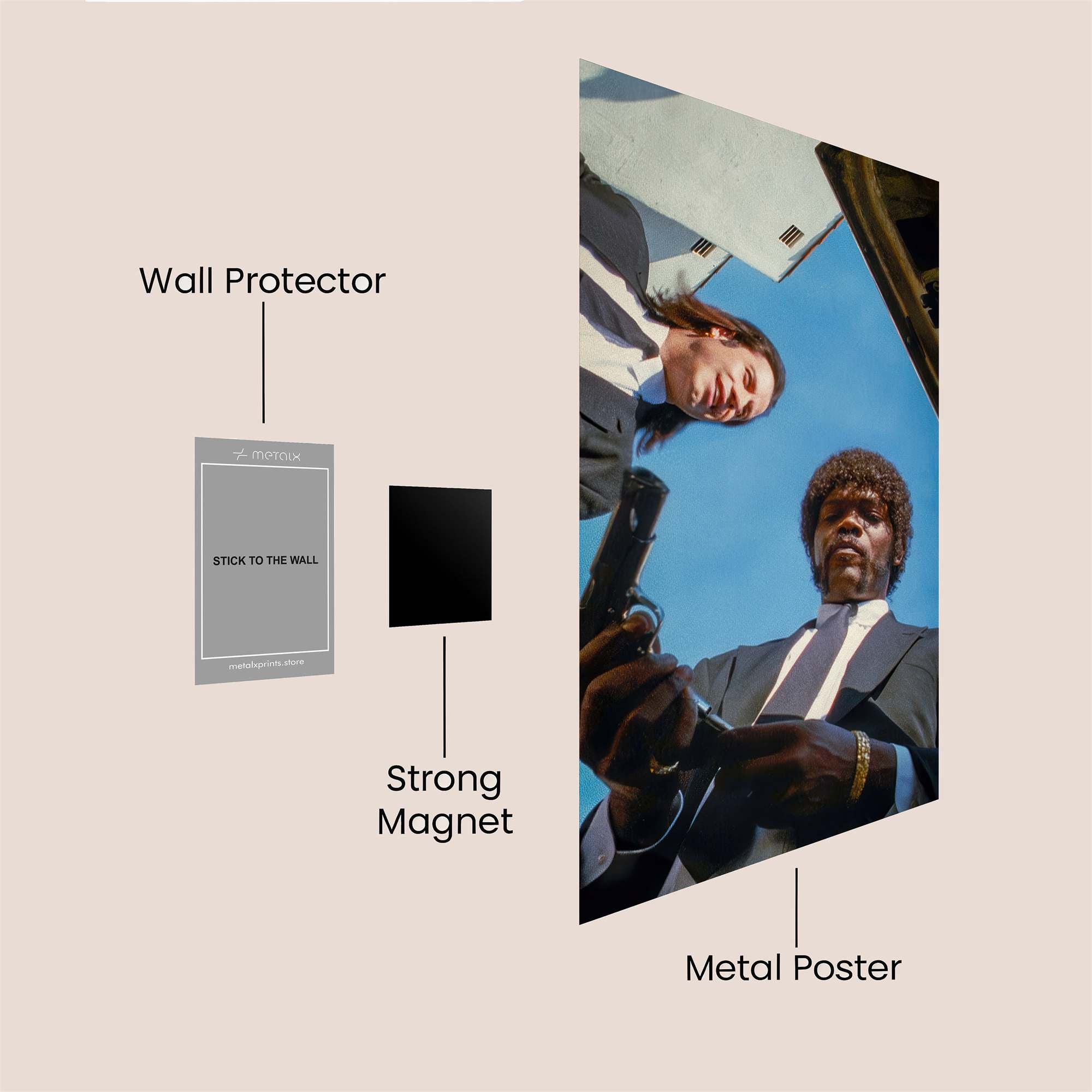 Pulp Intensity Safe Wall Magnetic / M