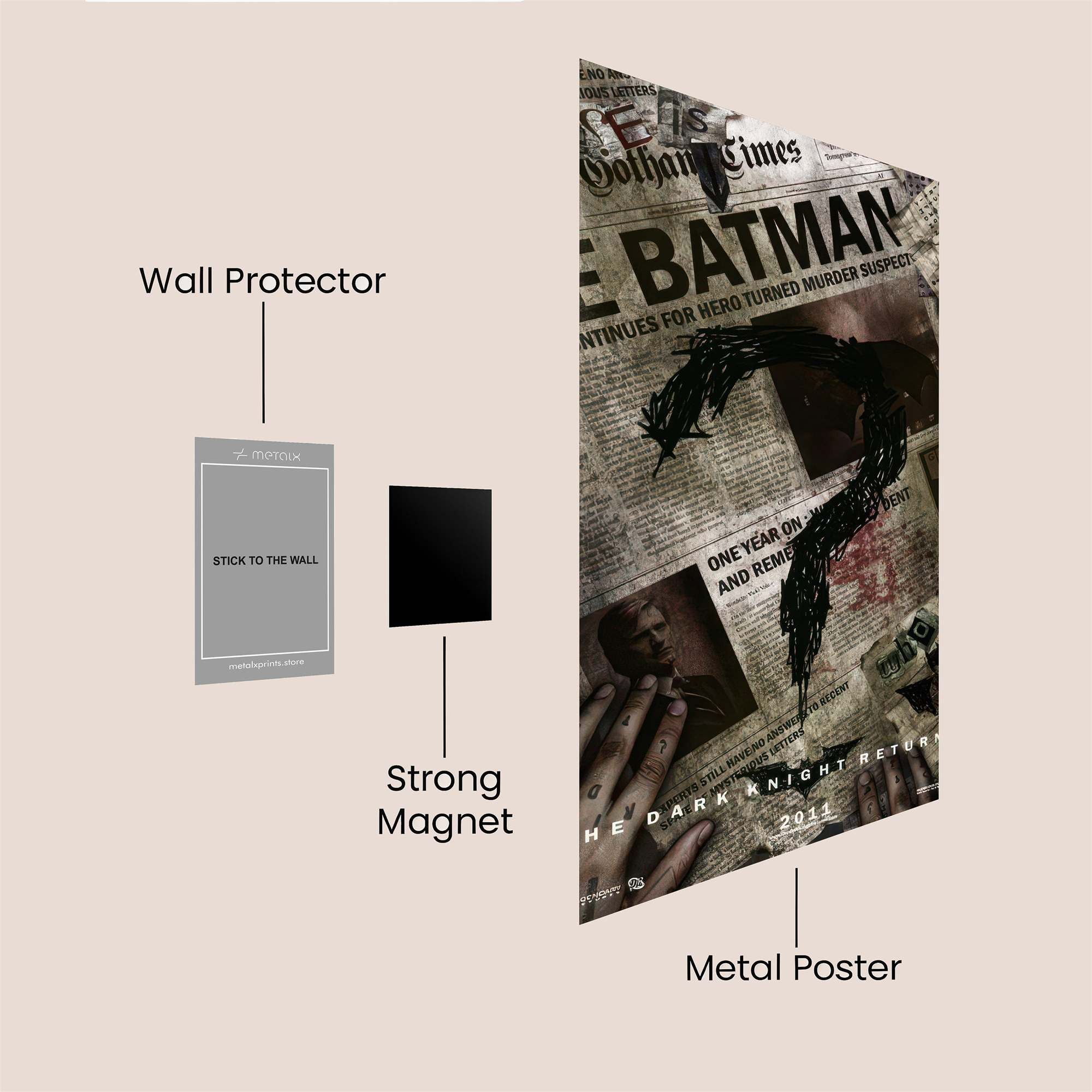Batman Enigma Safe Wall Magnetic / M