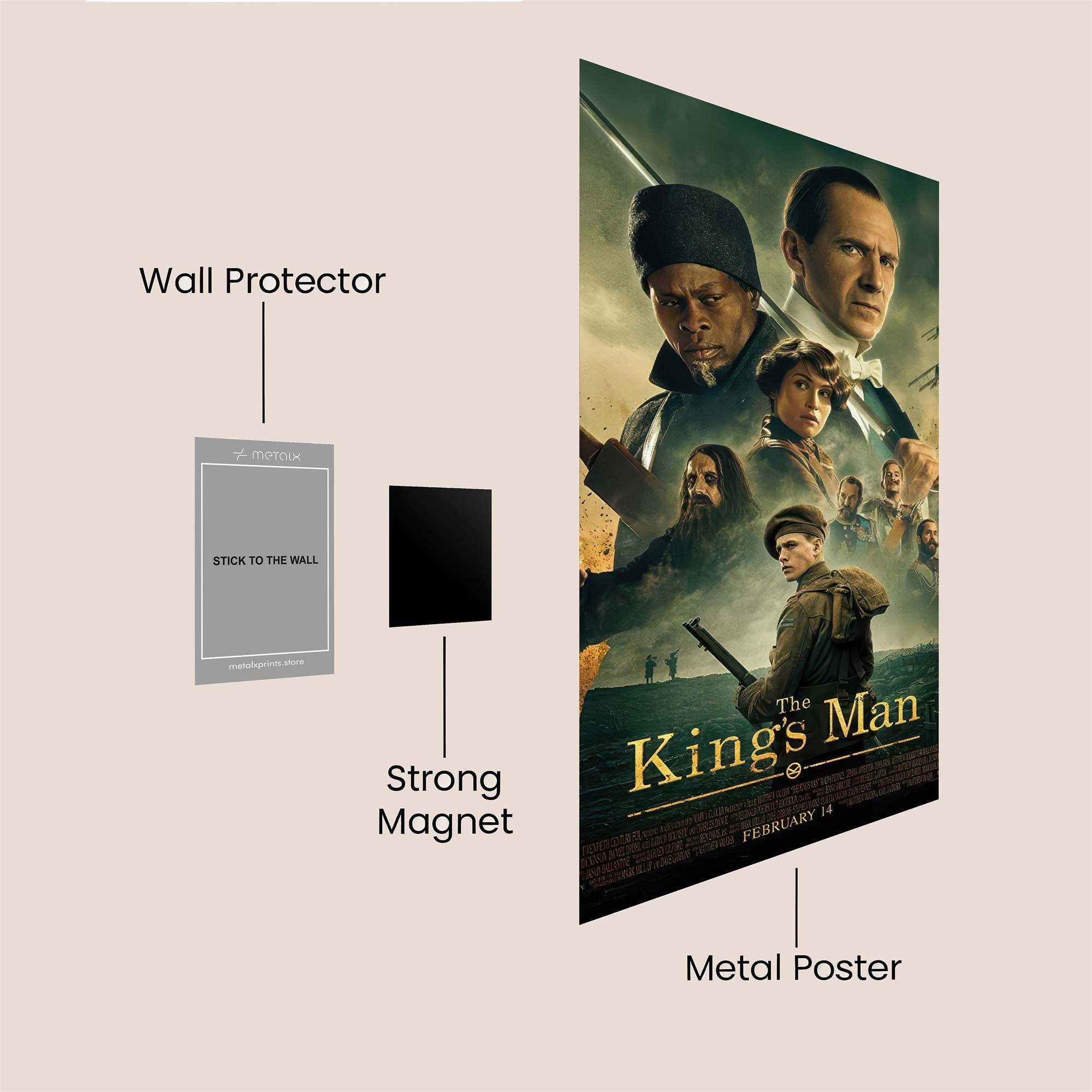 Kings Valor Safe Wall Magnetic / M