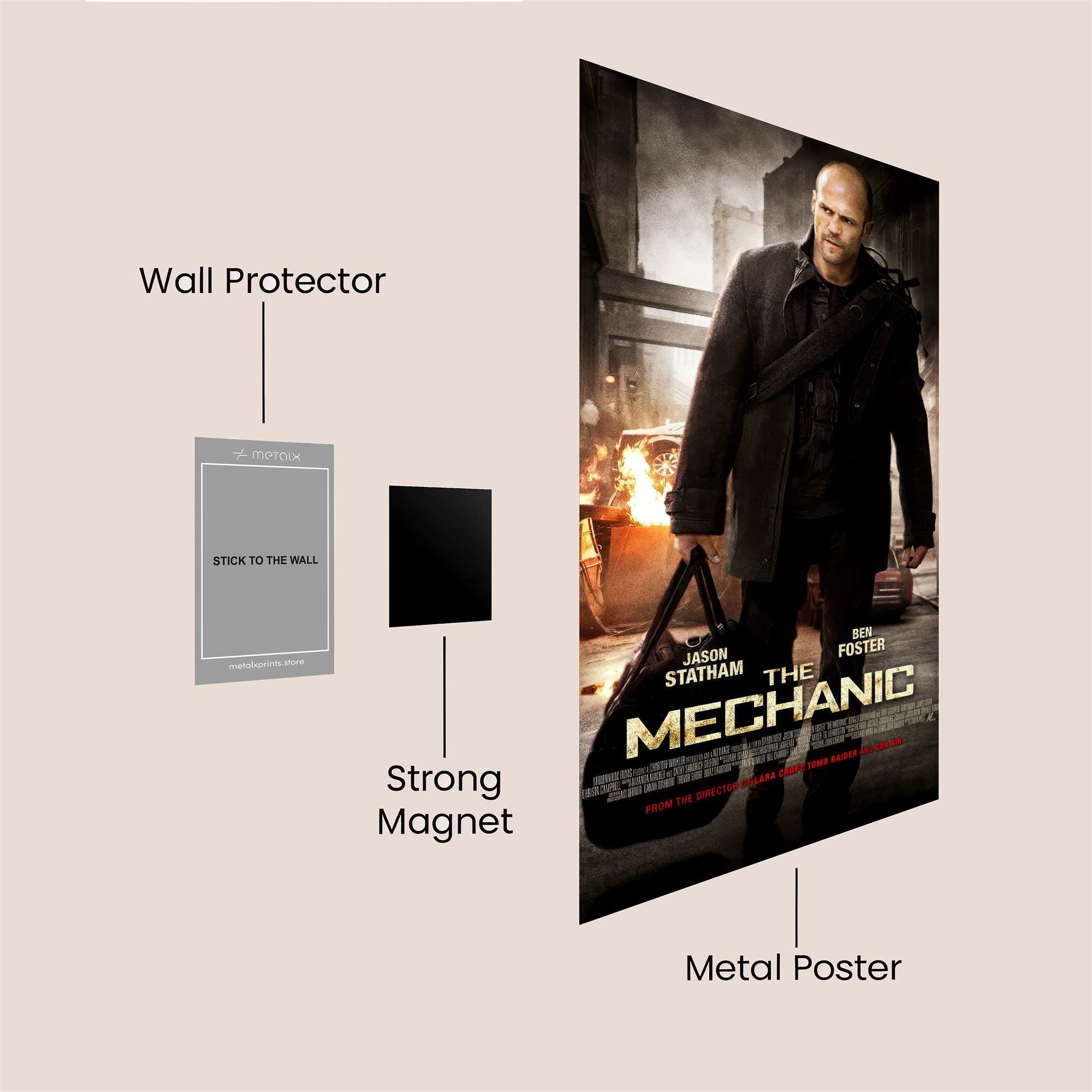 Statham Intense Safe Wall Magnetic / M