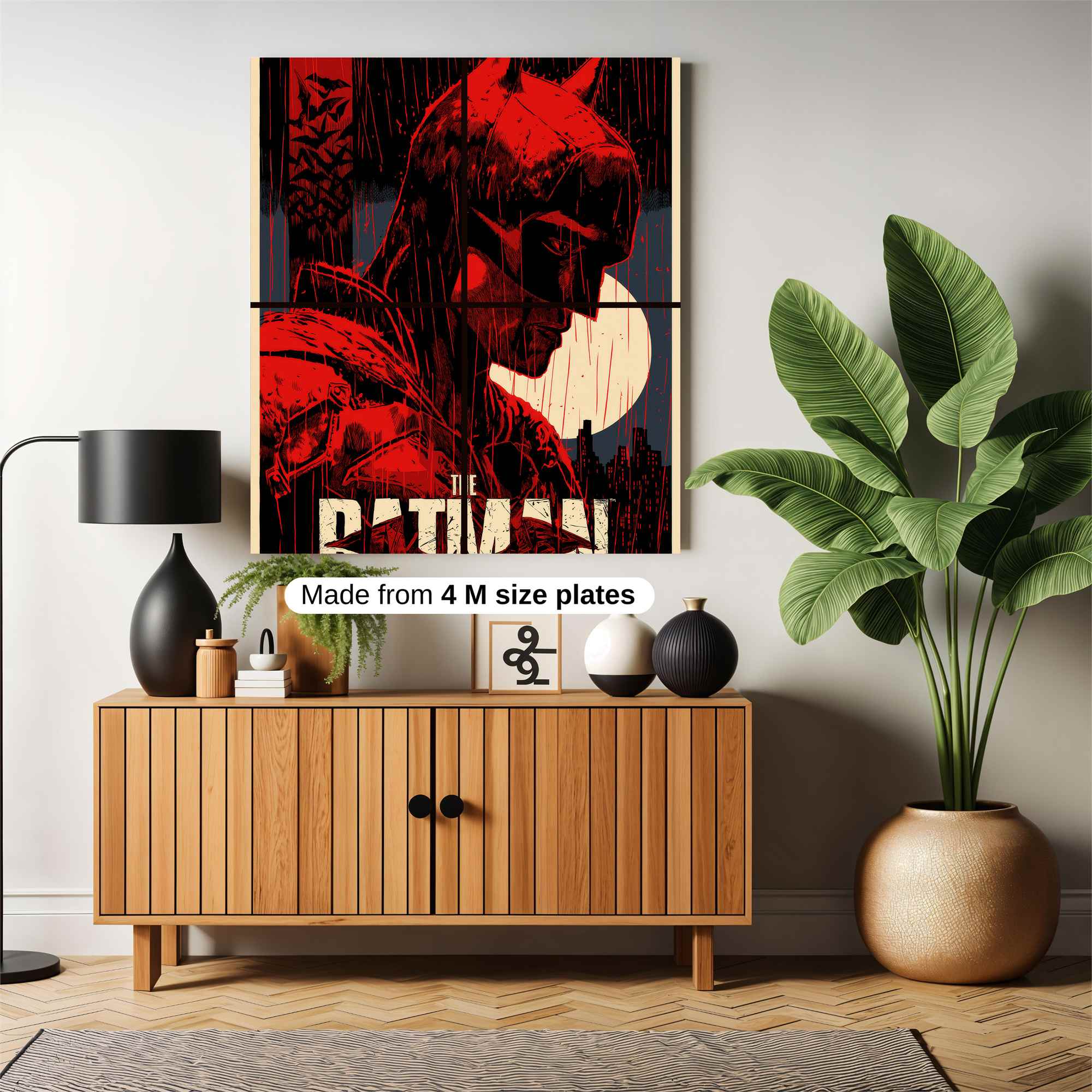 Batman Brooding Safe Wall Magnetic / M