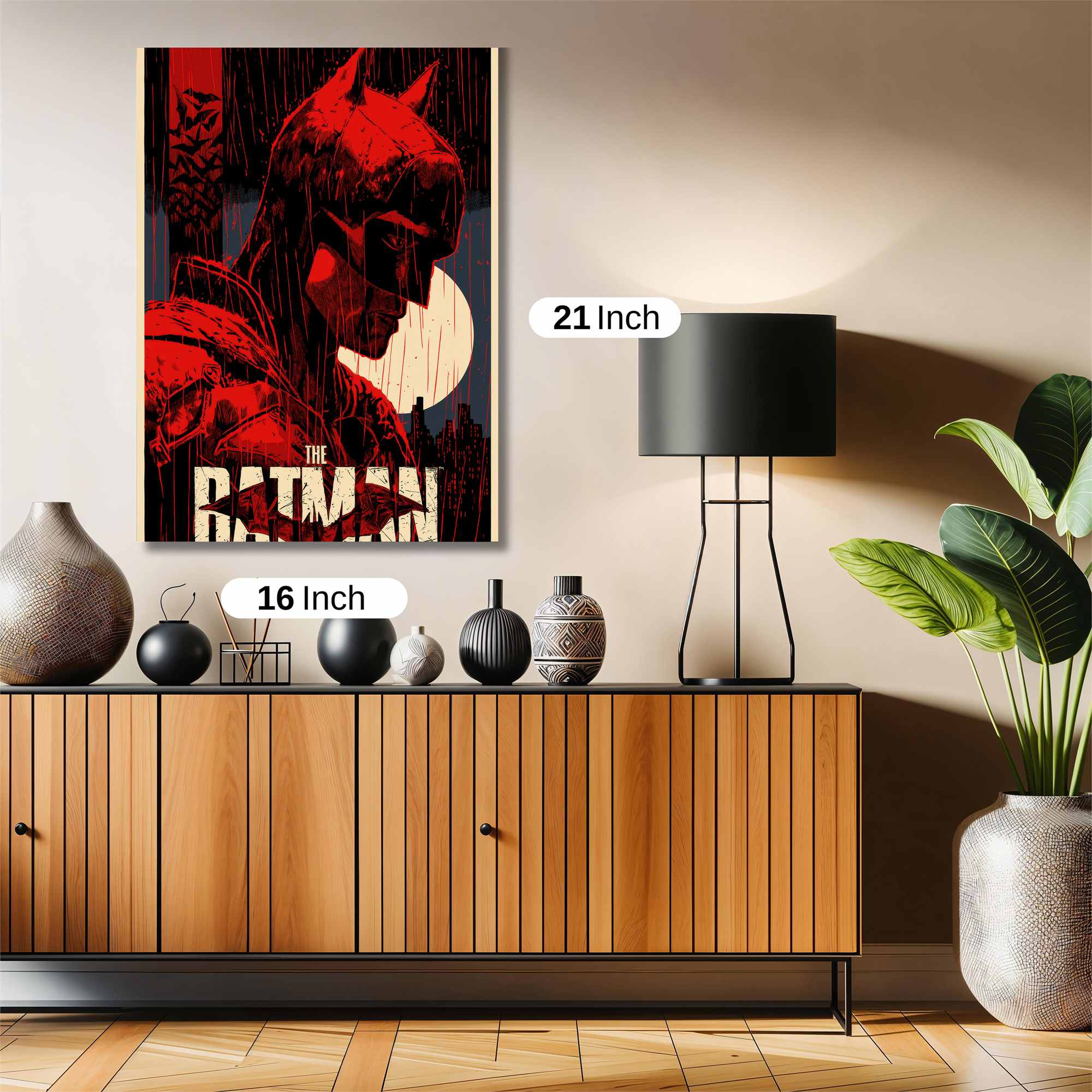 Batman Brooding Safe Wall Magnetic / M