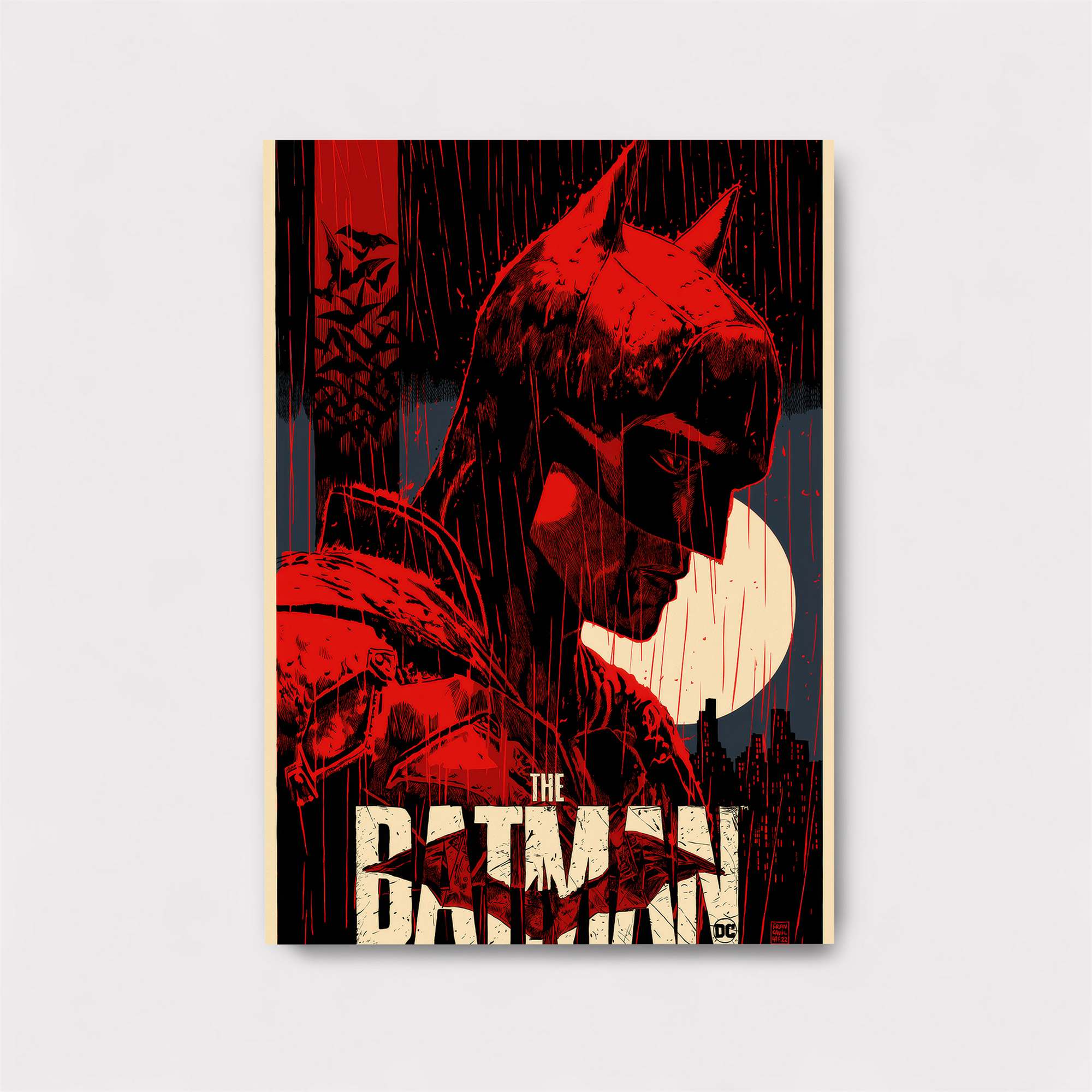 Batman Brooding Safe Wall Magnetic / M