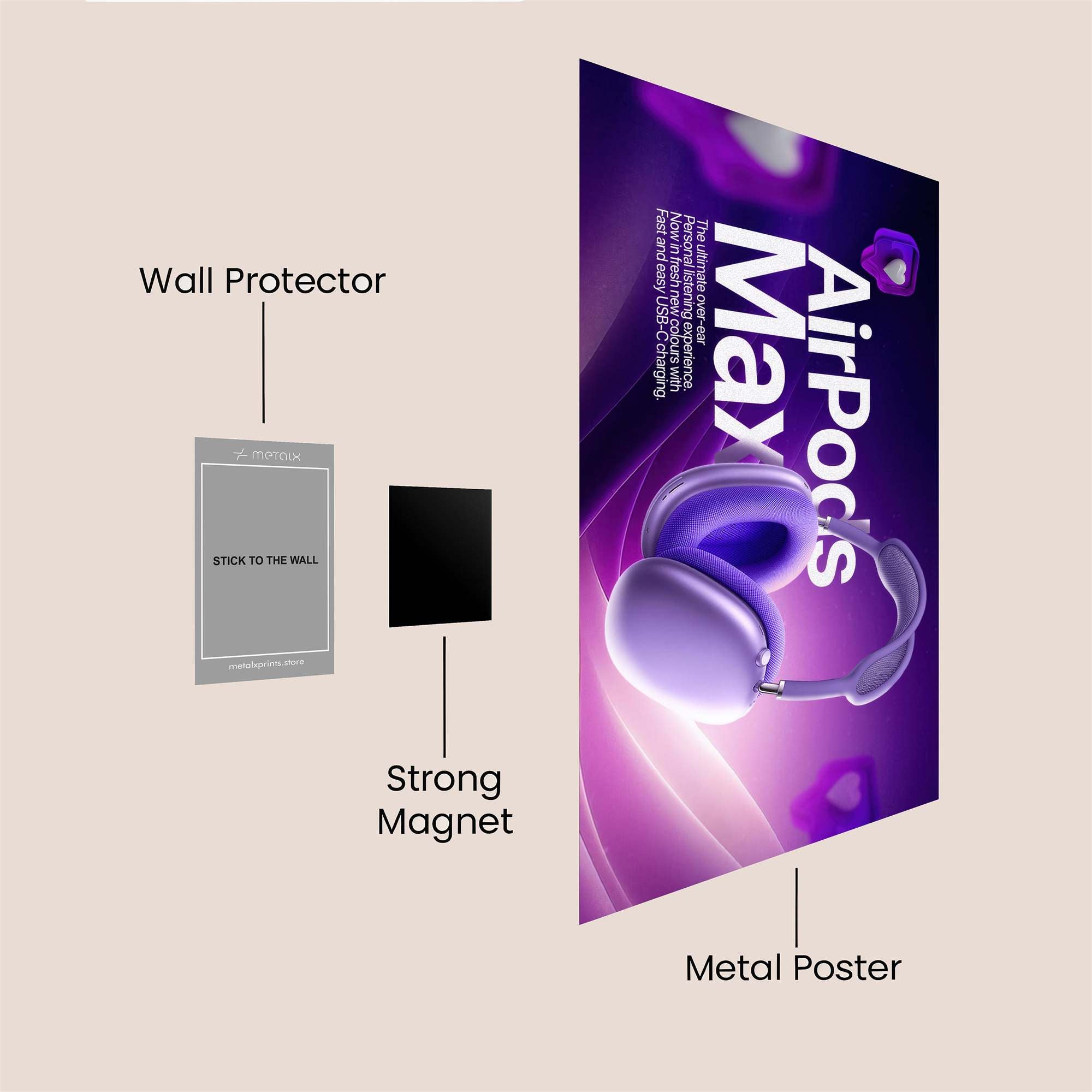 AirPods Zen Safe Wall Magnetic / M