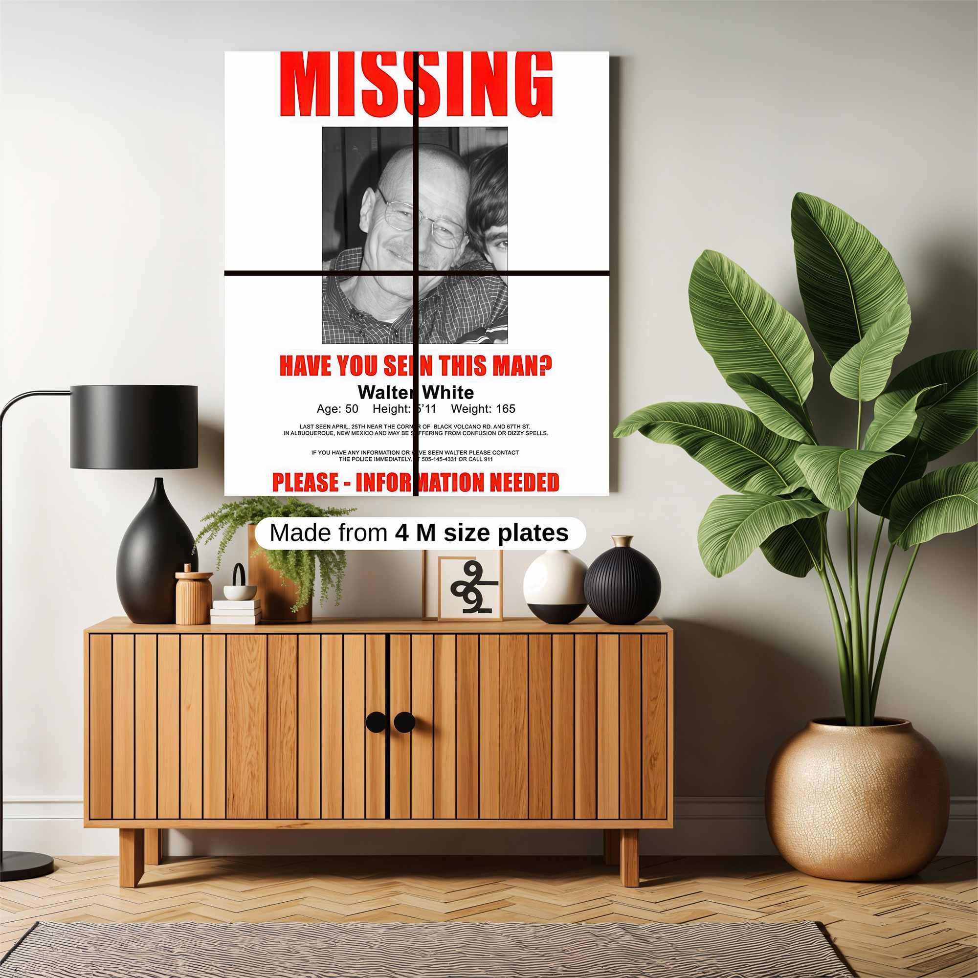 Walter Desperate Safe Wall Magnetic / M