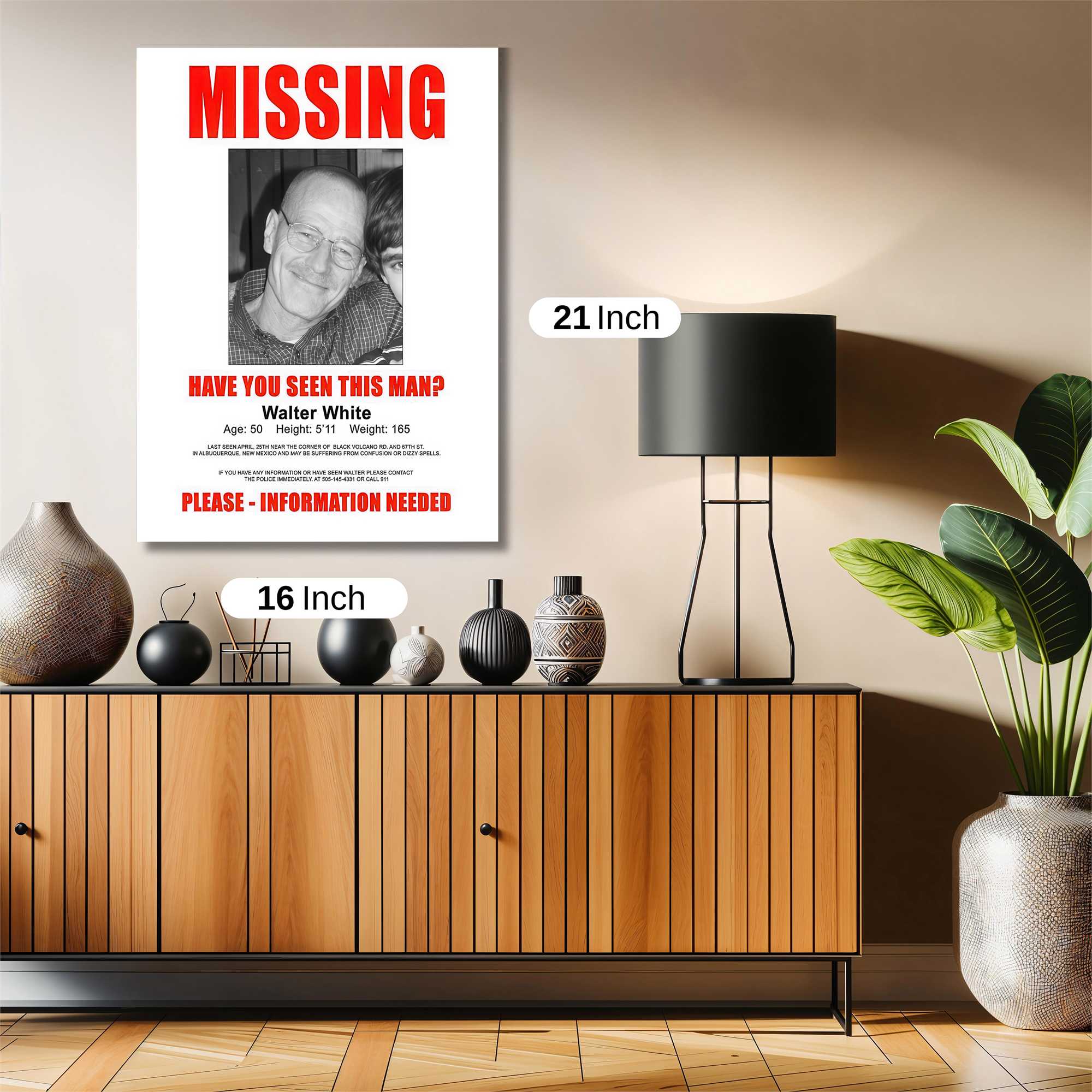 Walter Desperate Safe Wall Magnetic / M