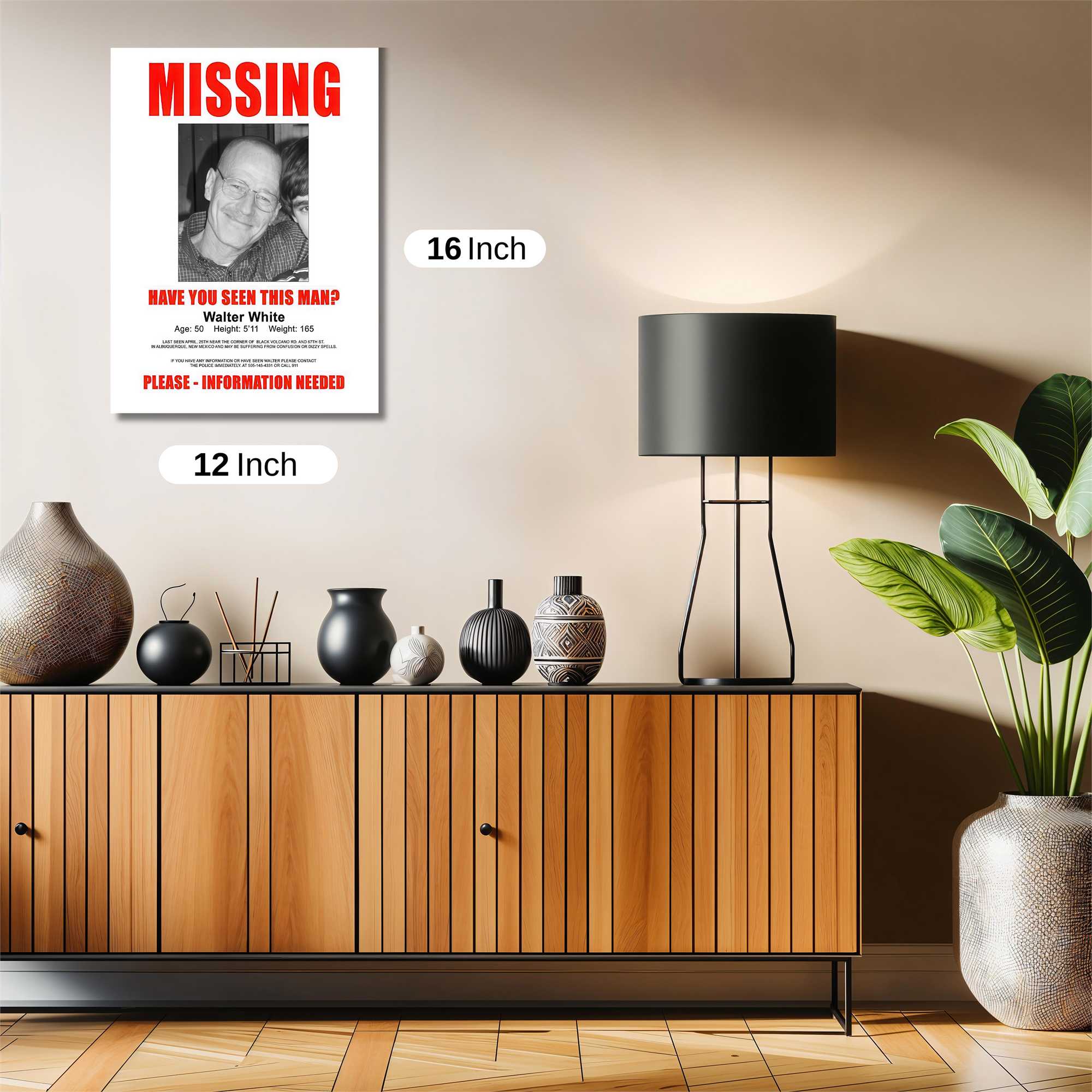 Walter Desperate Safe Wall Magnetic / M