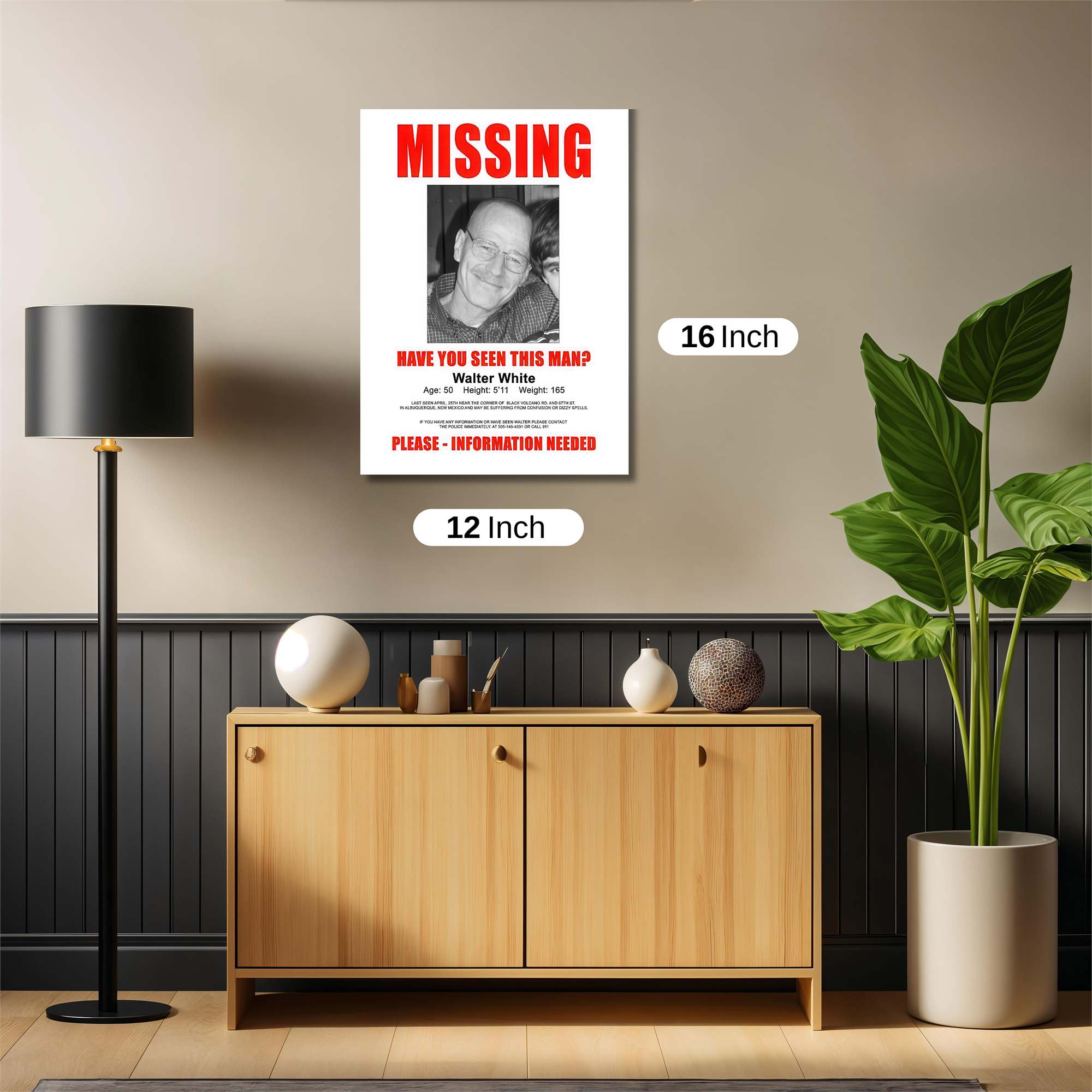 Walter Desperate Safe Wall Magnetic / M