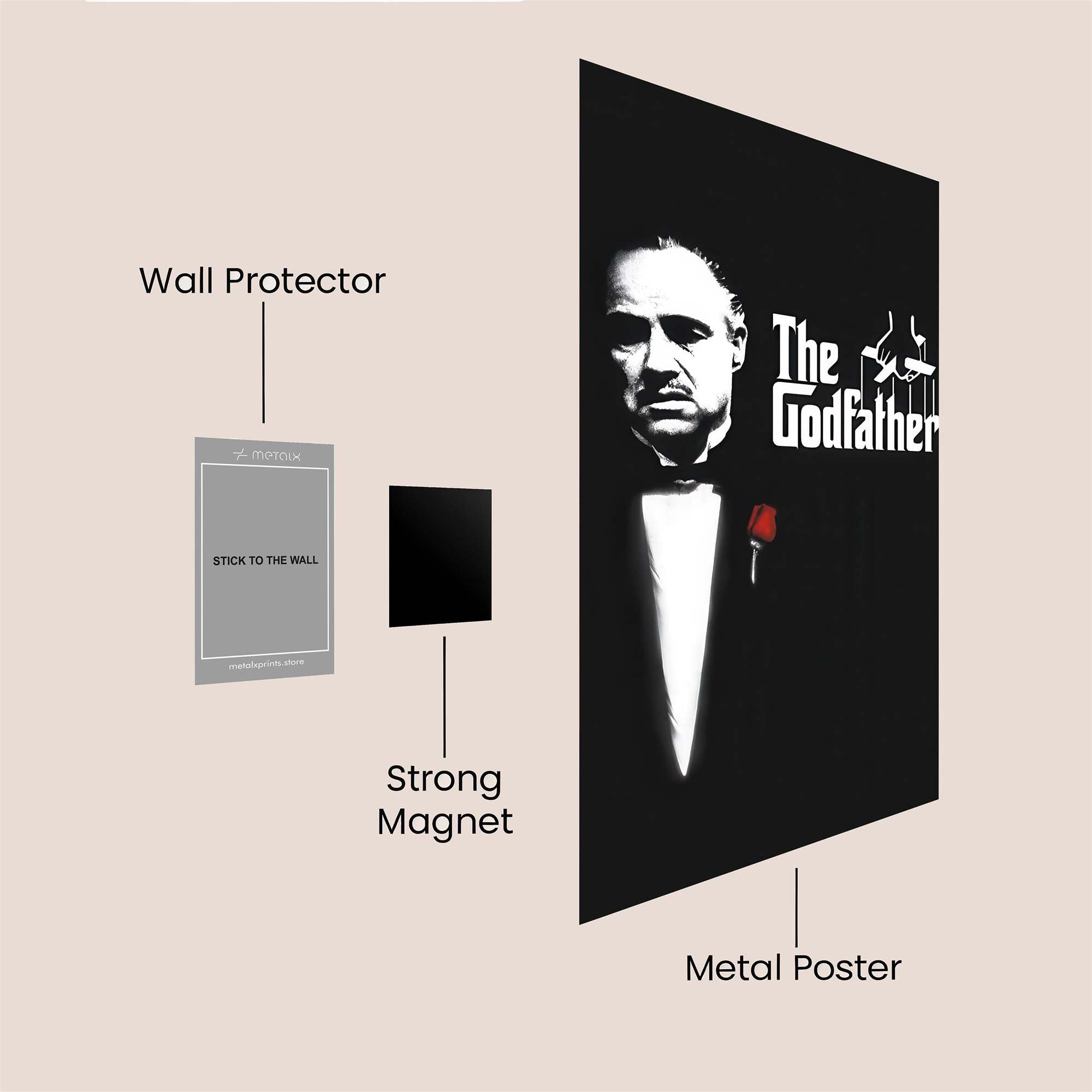 Corleone Commanding Safe Wall Magnetic / M