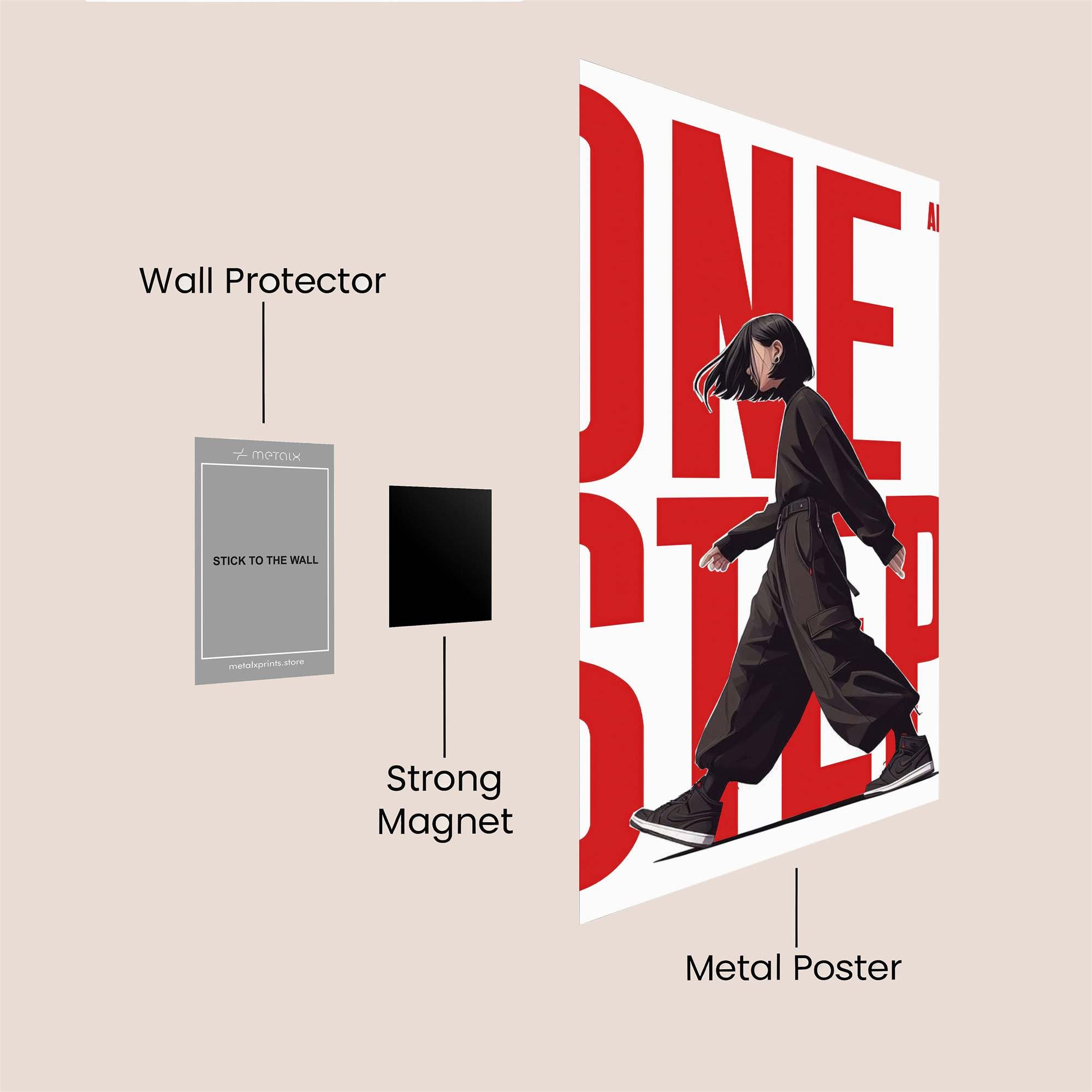 Step Forward Safe Wall Magnetic / M