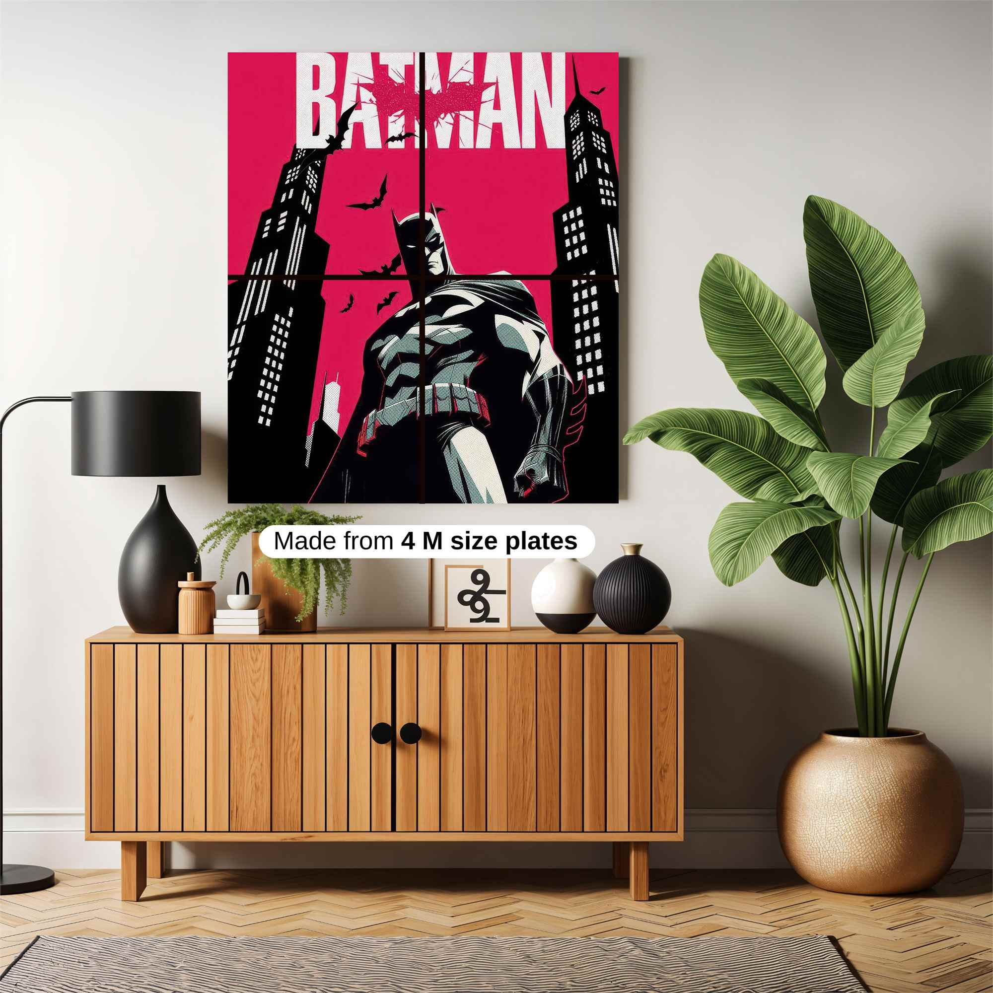 Batman Brooding Safe Wall Magnetic / M
