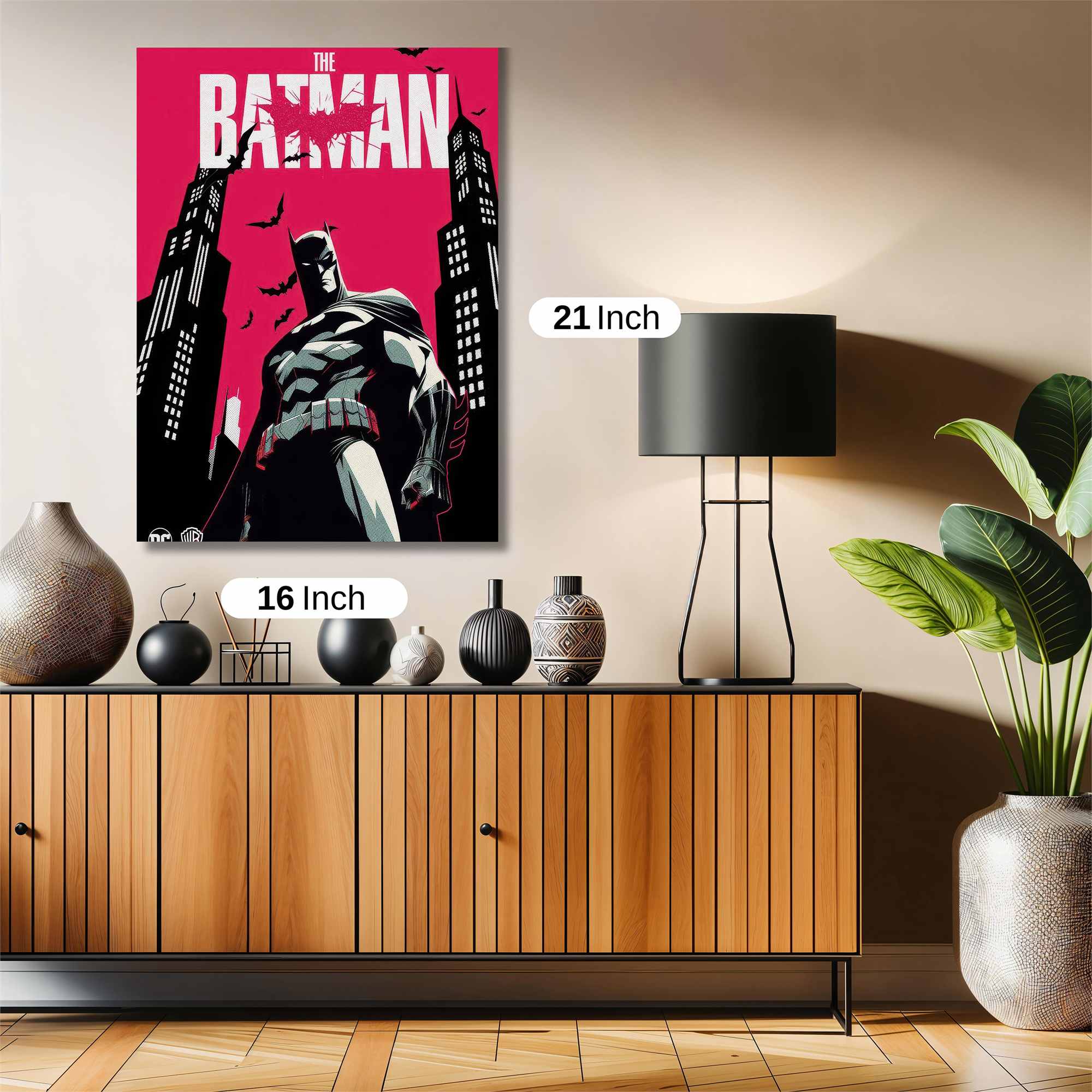 Batman Brooding Safe Wall Magnetic / M