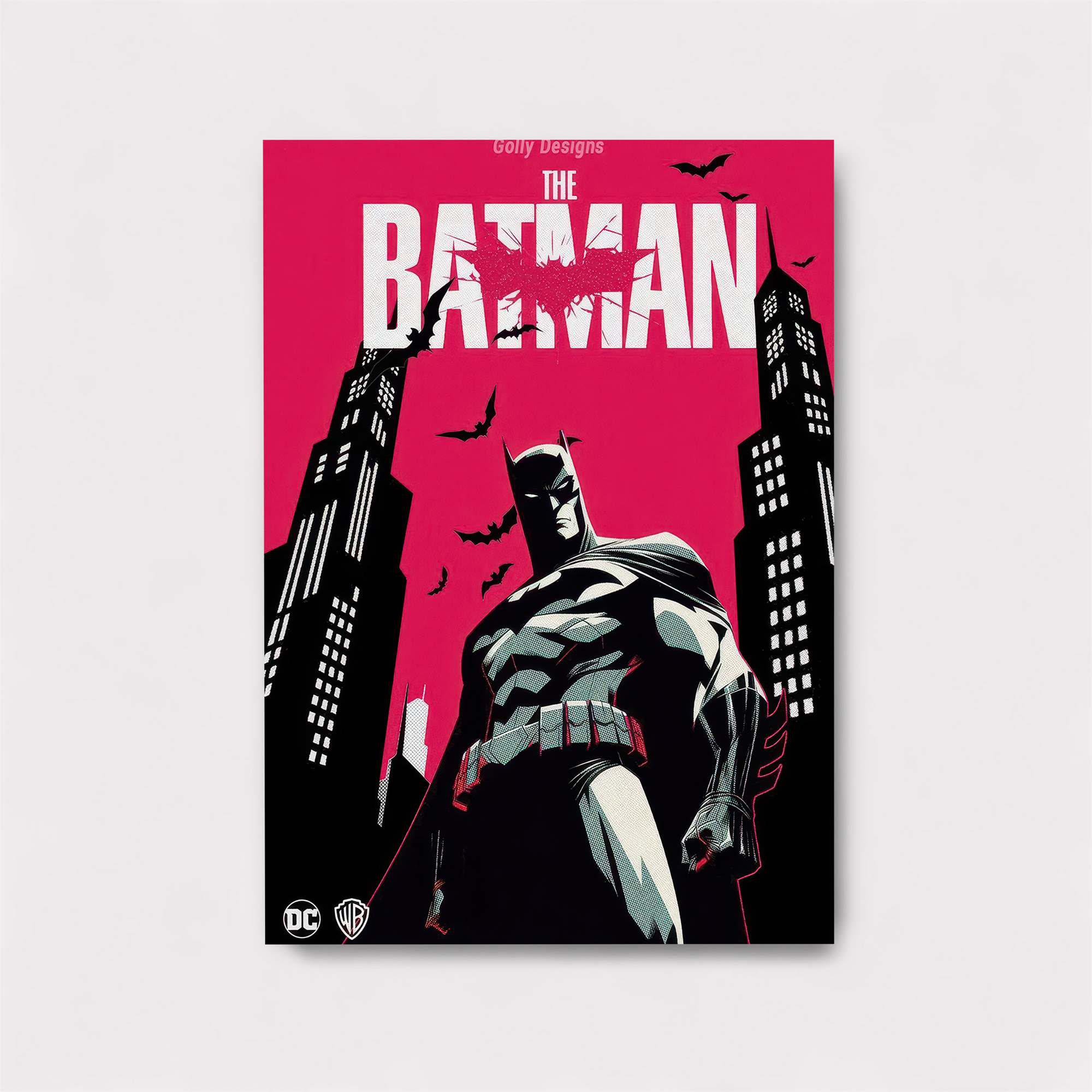 Batman Brooding Safe Wall Magnetic / M