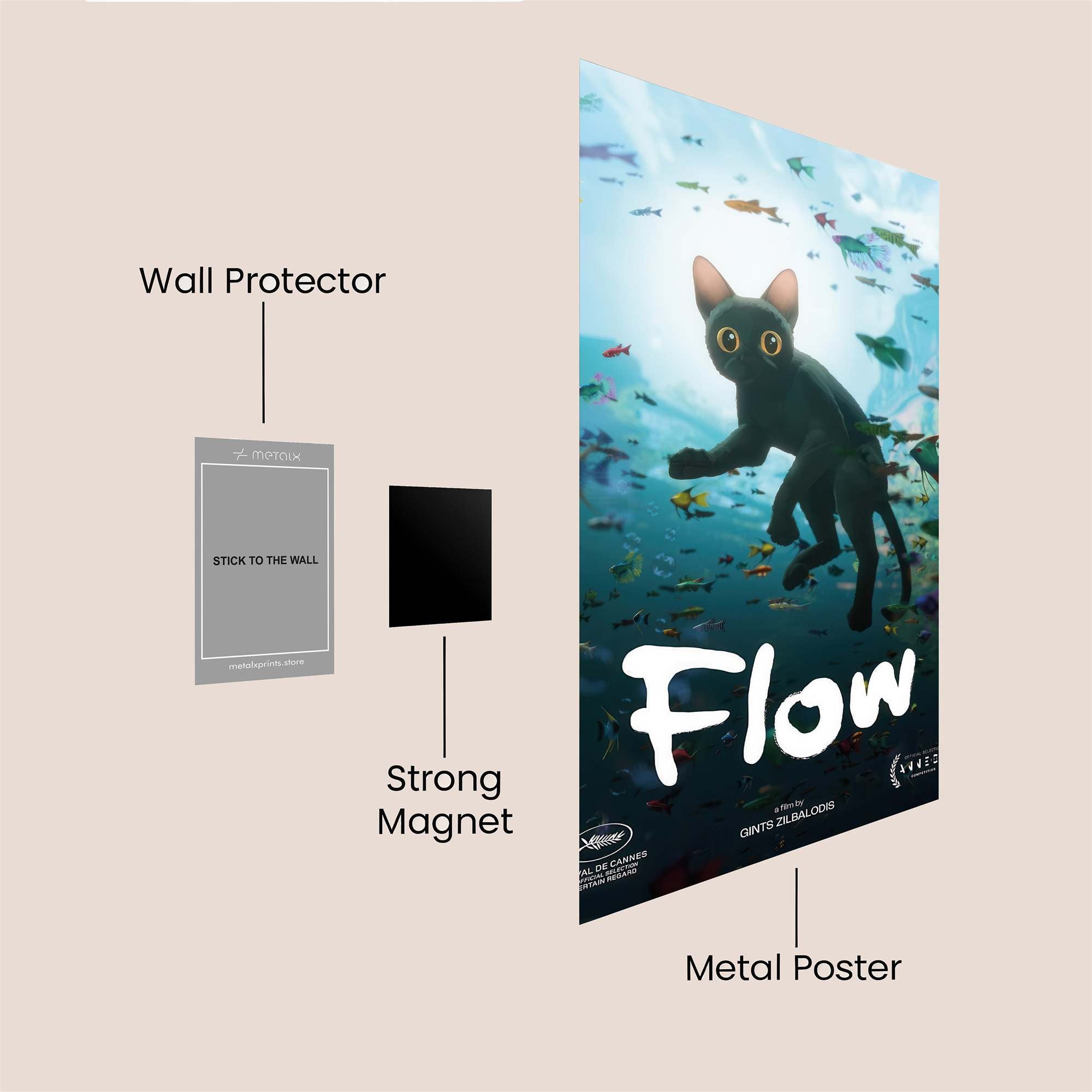 Cat Dream Safe Wall Magnetic / M