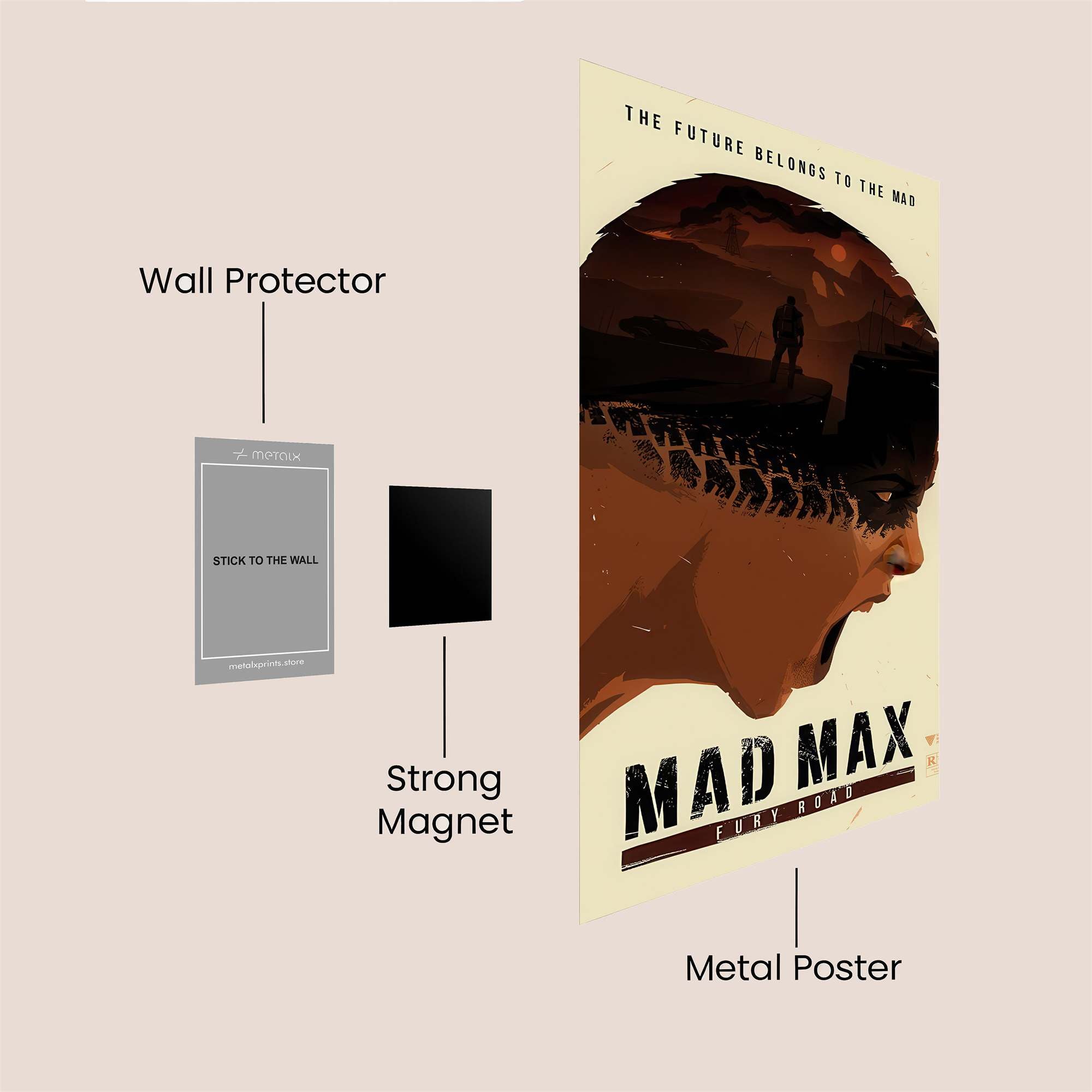 Max Unleashed Safe Wall Magnetic / M