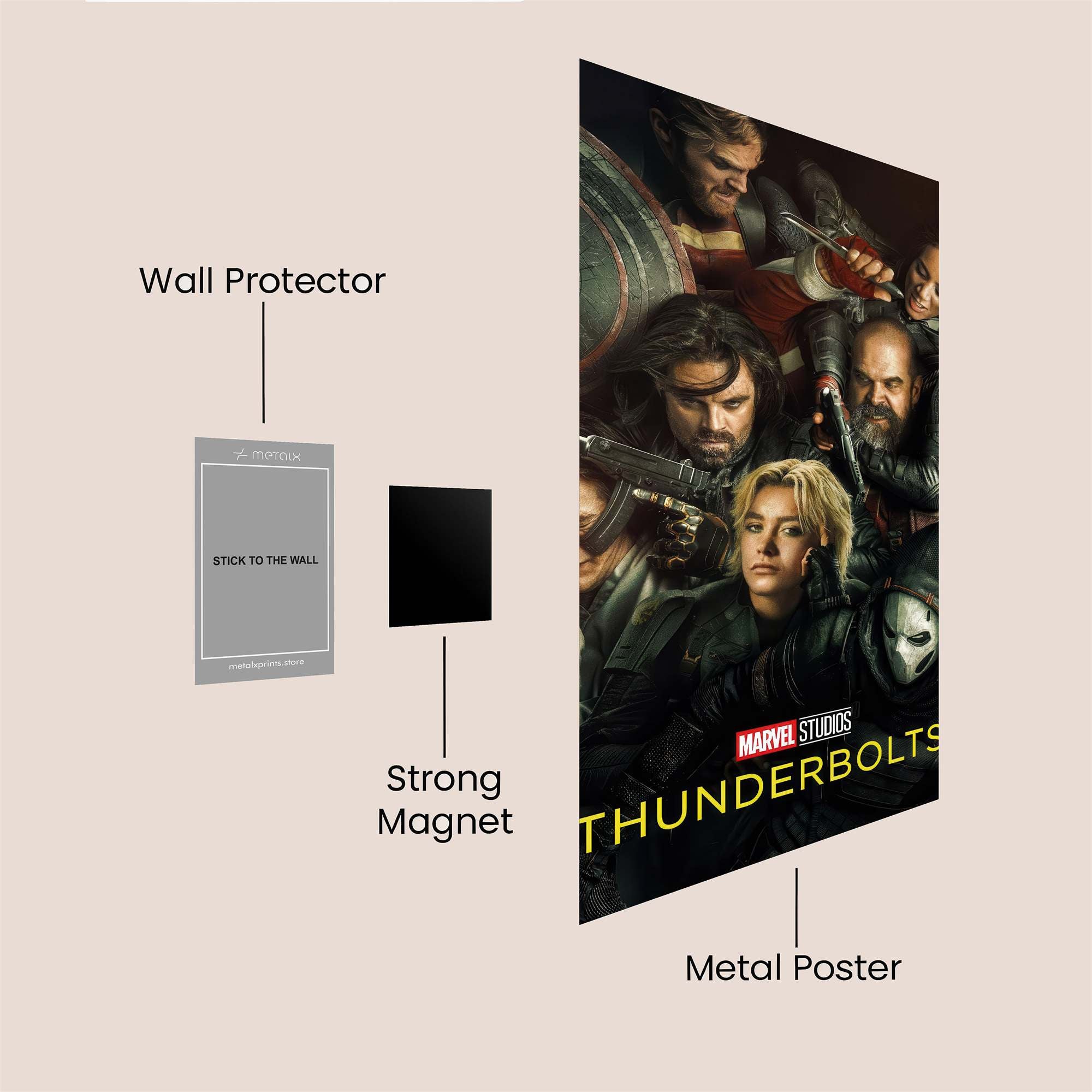 Thunderbolts United Safe Wall Magnetic / M