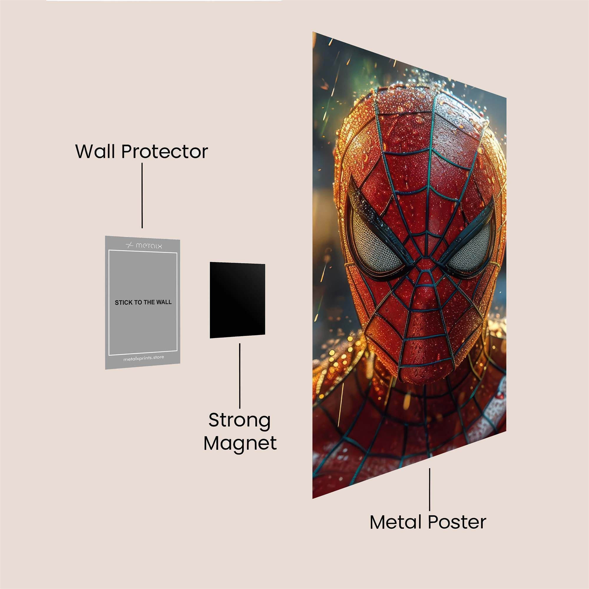 Spider Resolute Safe Wall Magnetic / M