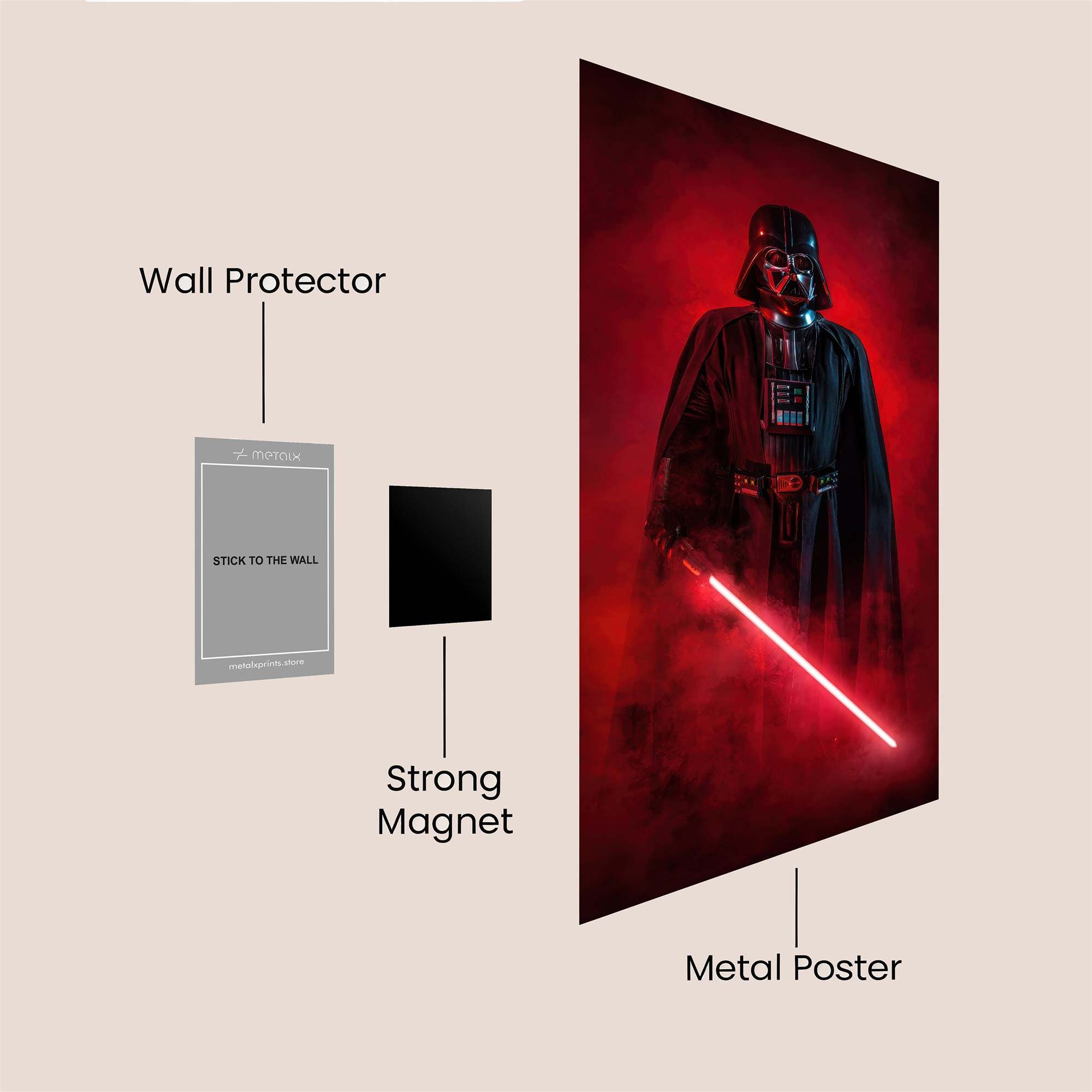 Vader Sinister Safe Wall Magnetic / M