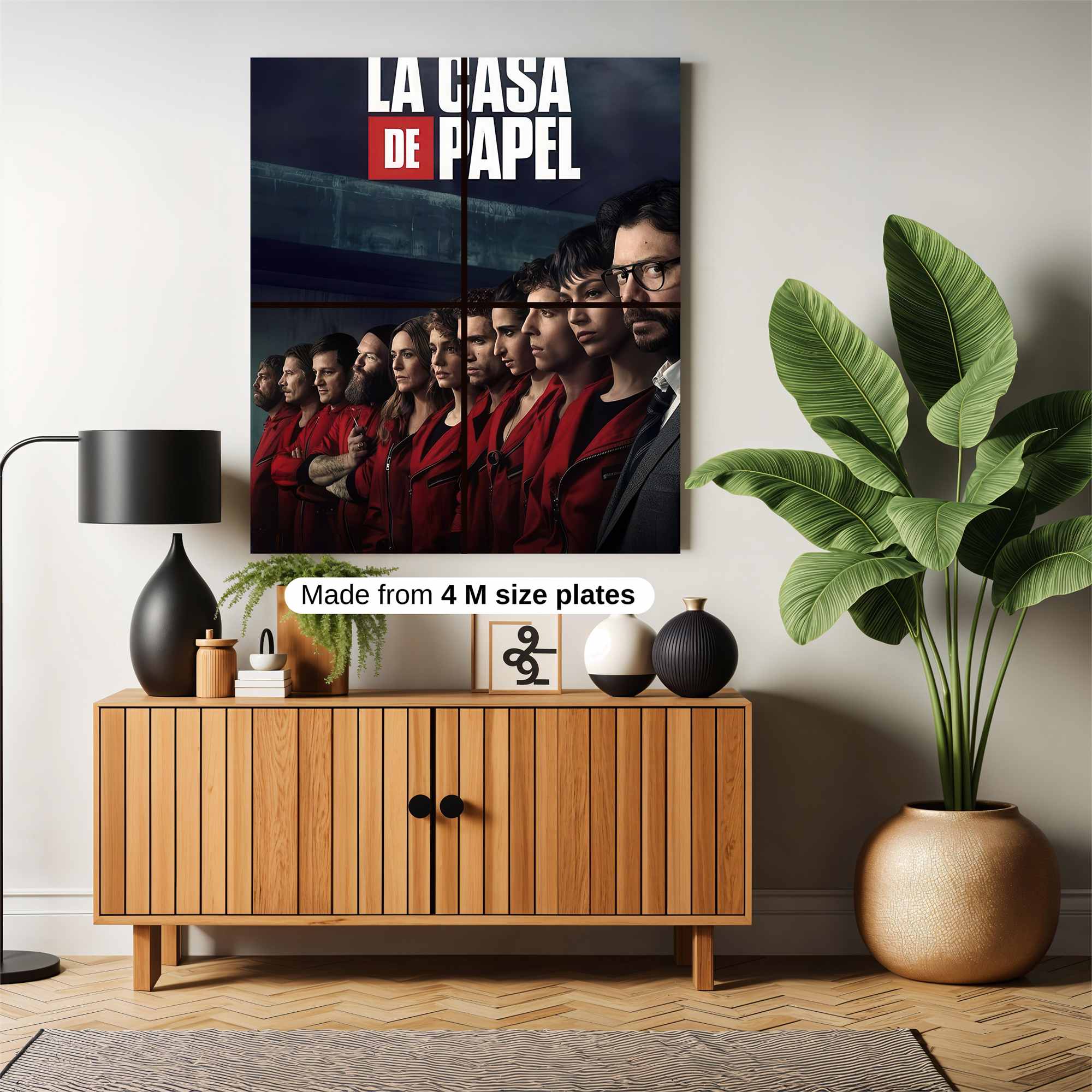 Heist Drama Safe Wall Magnetic / M