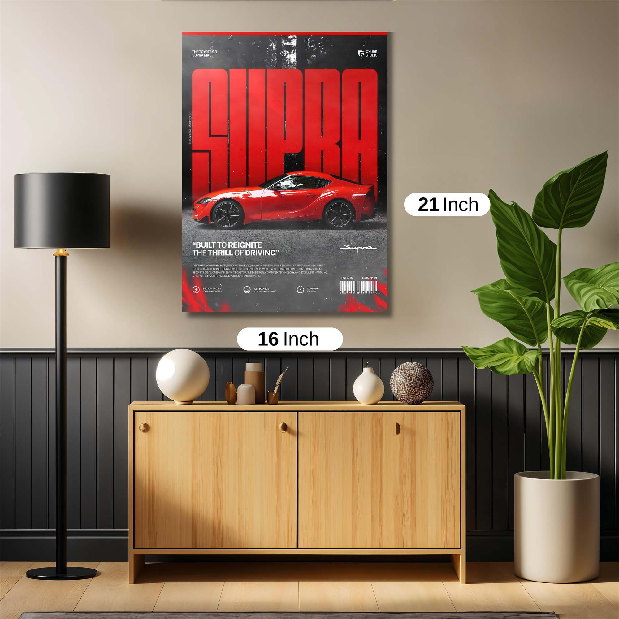 Supra Thrill Safe Wall Magnetic / M