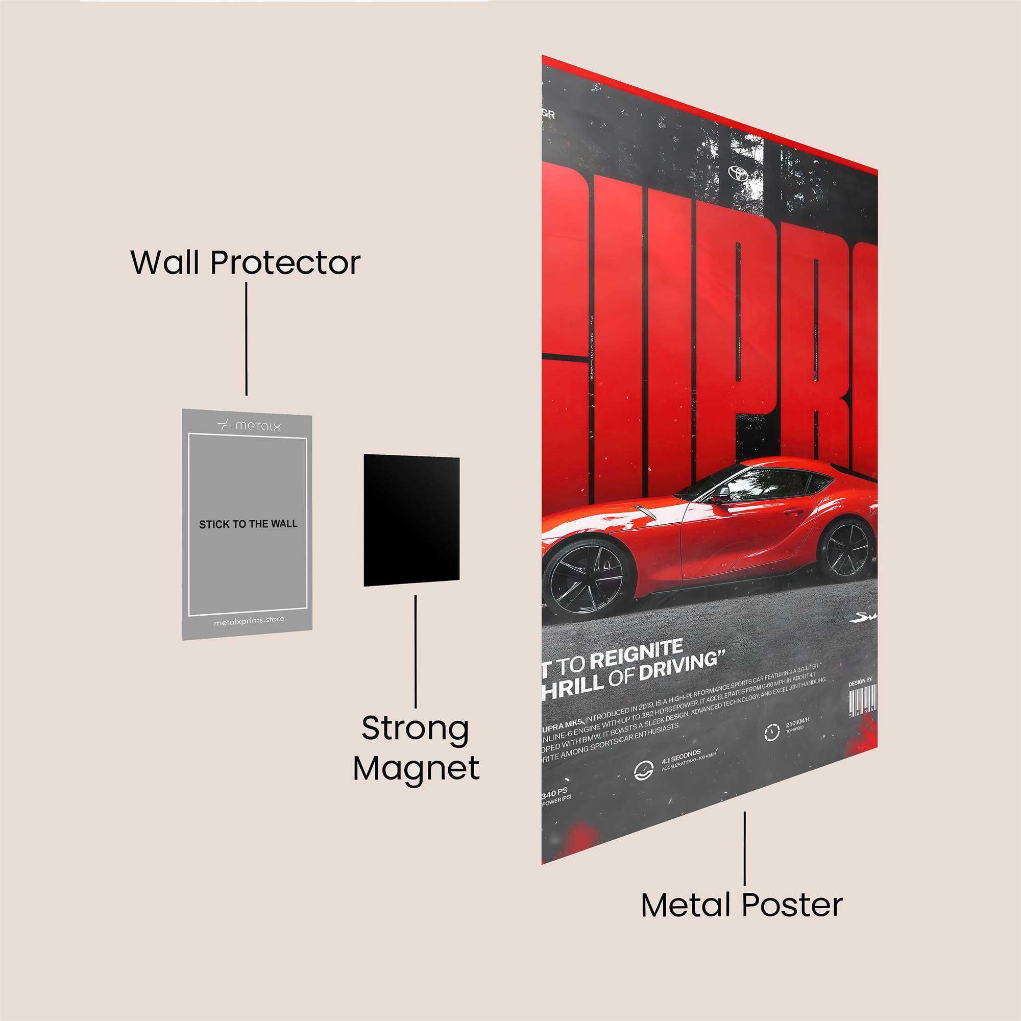 Supra Thrill Safe Wall Magnetic / M