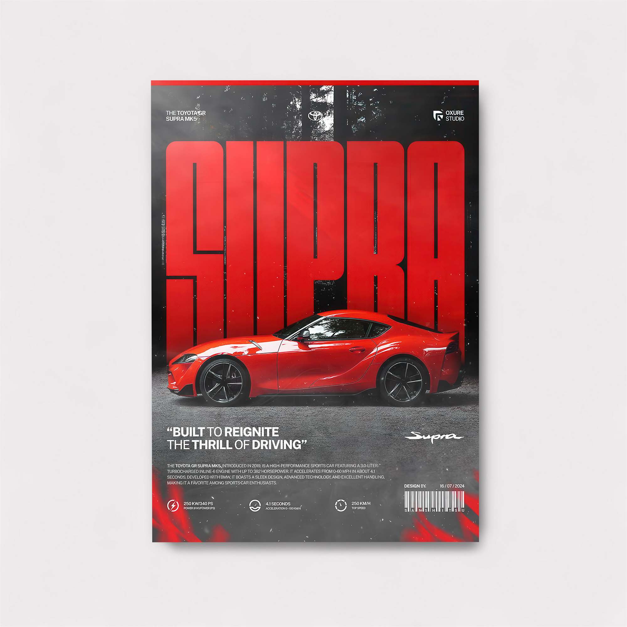 Supra Thrill Safe Wall Magnetic / M