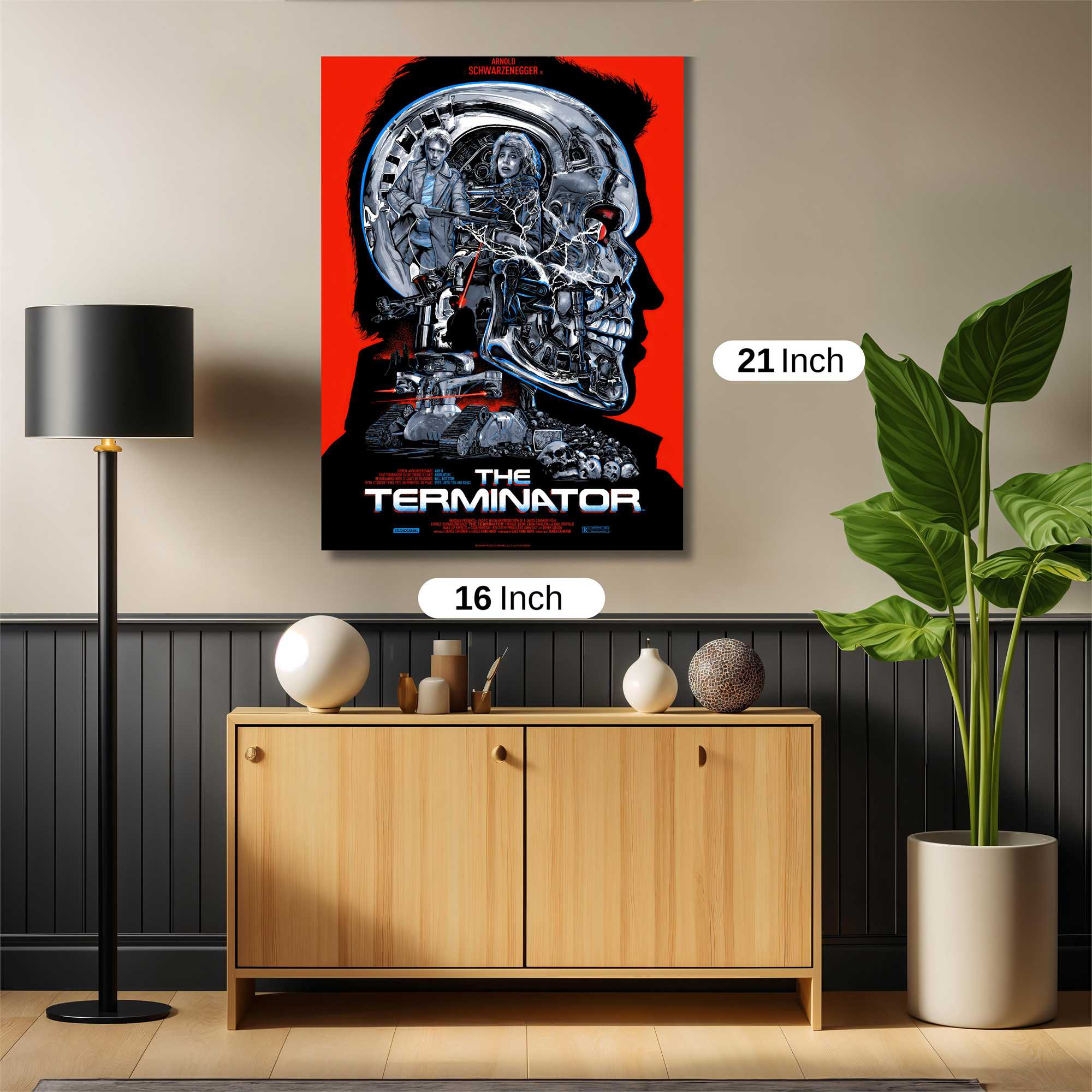Terminator Apocalyptic Safe Wall Magnetic / M