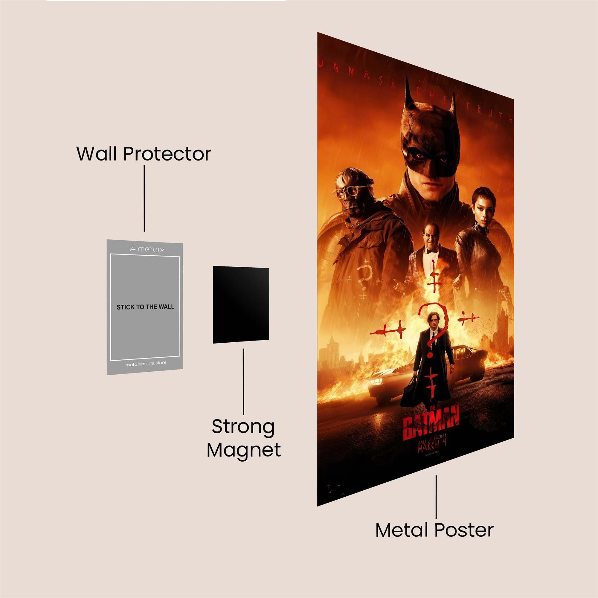Gotham Inferno Safe Wall Magnetic / M