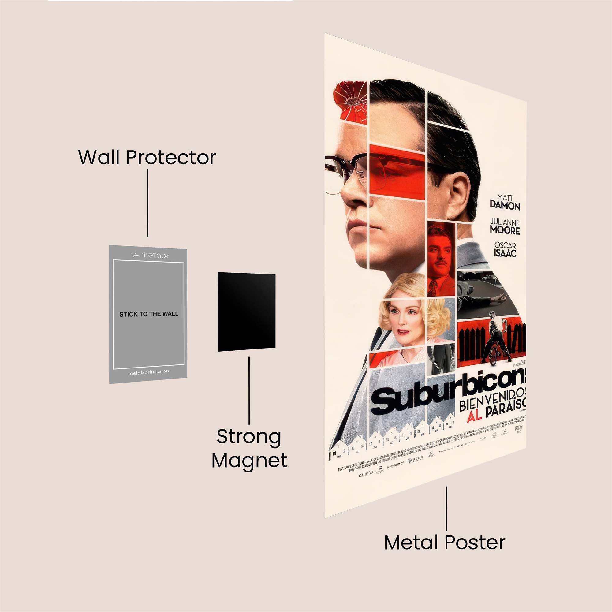 Suburbicon Sinister Safe Wall Magnetic / M