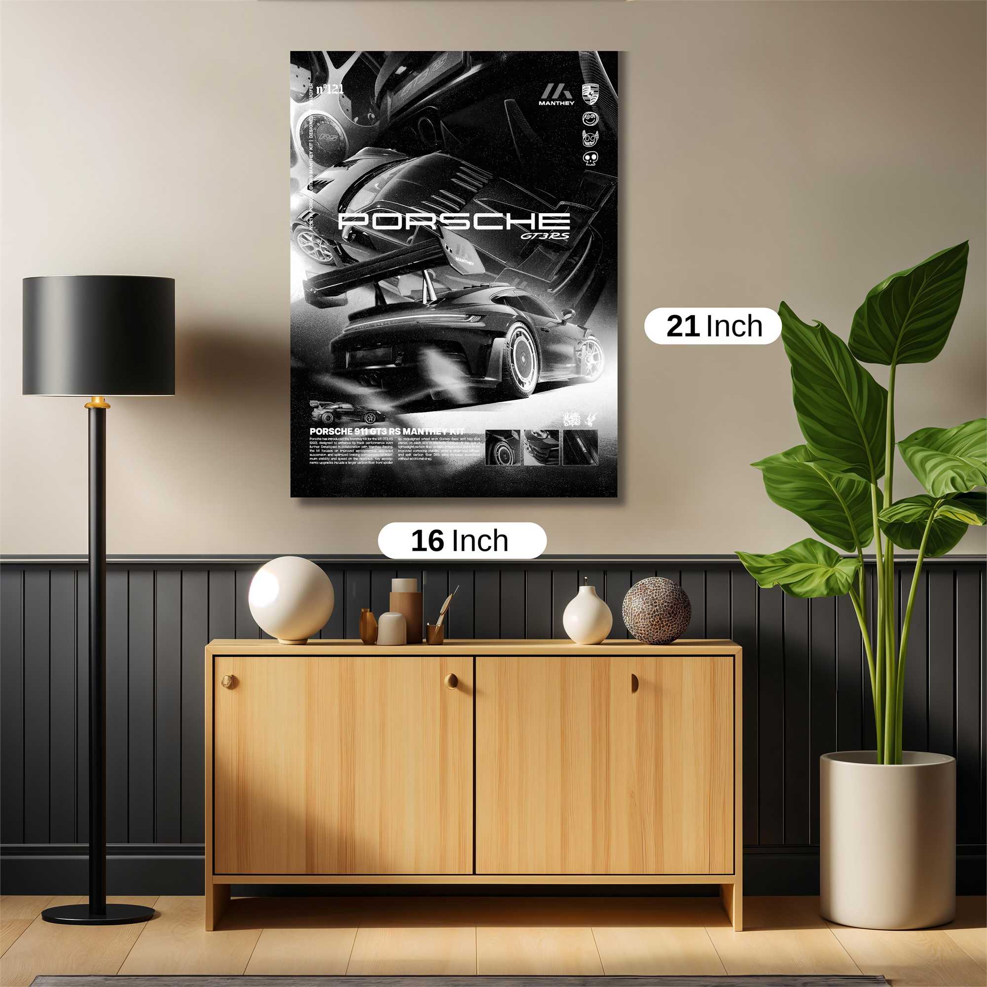 Porsche Intense Safe Wall Magnetic / M