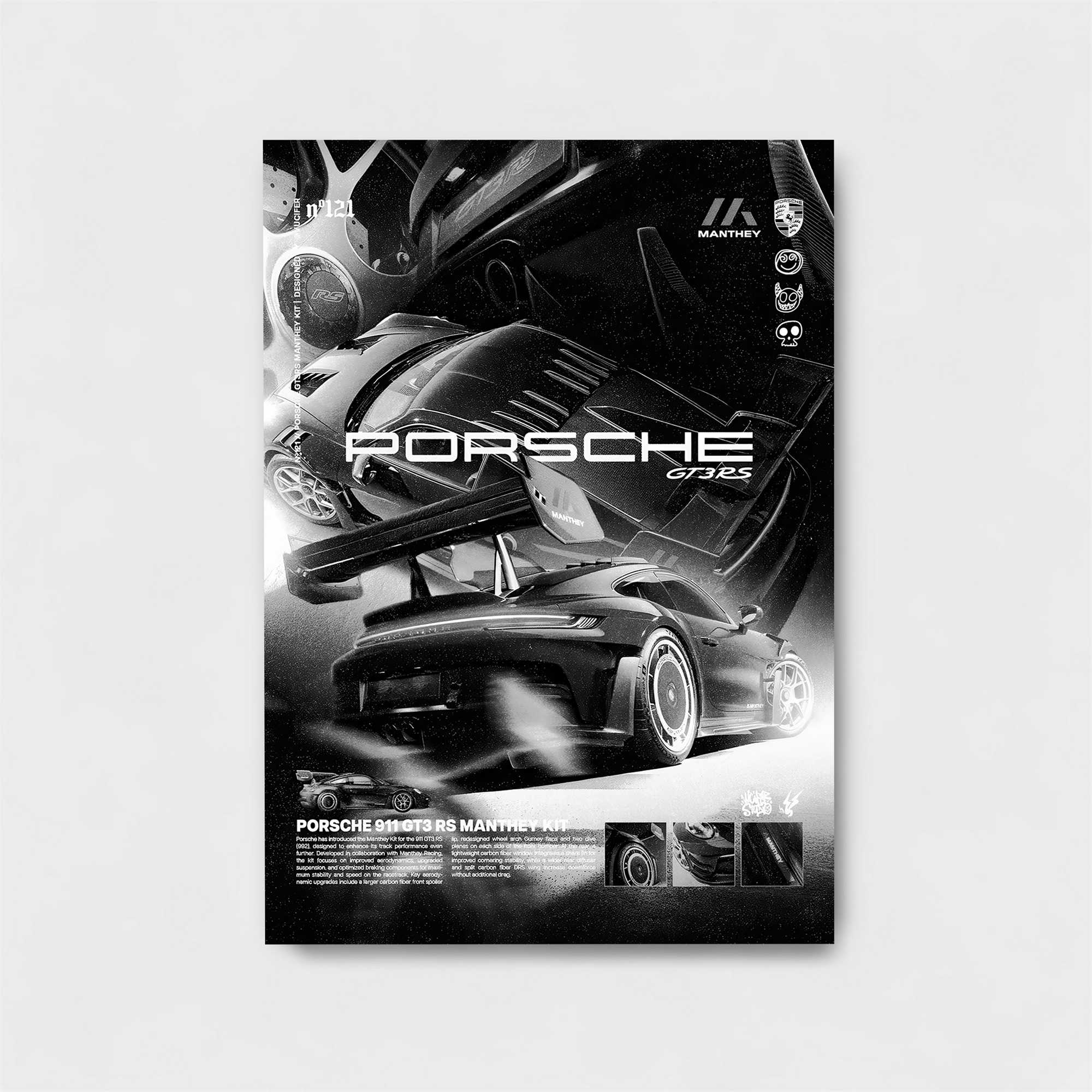 Porsche Intense Safe Wall Magnetic / M