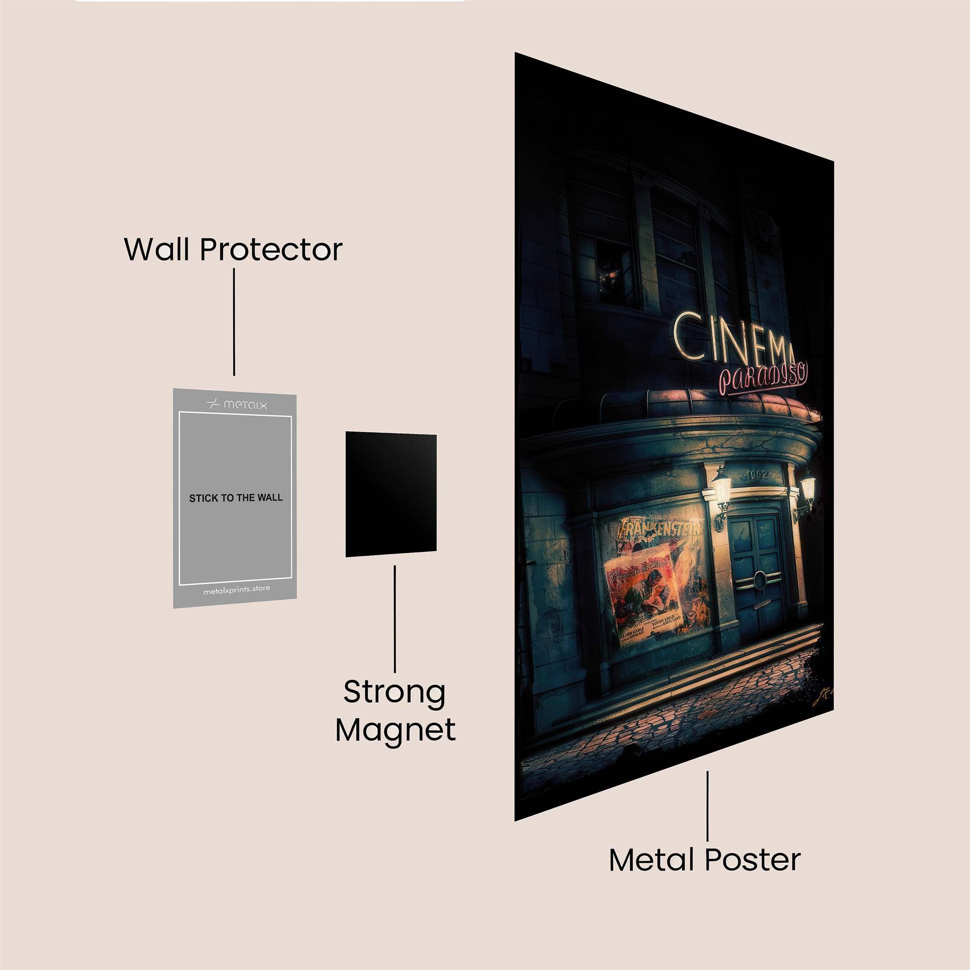 Cinema Enigma Safe Wall Magnetic / M