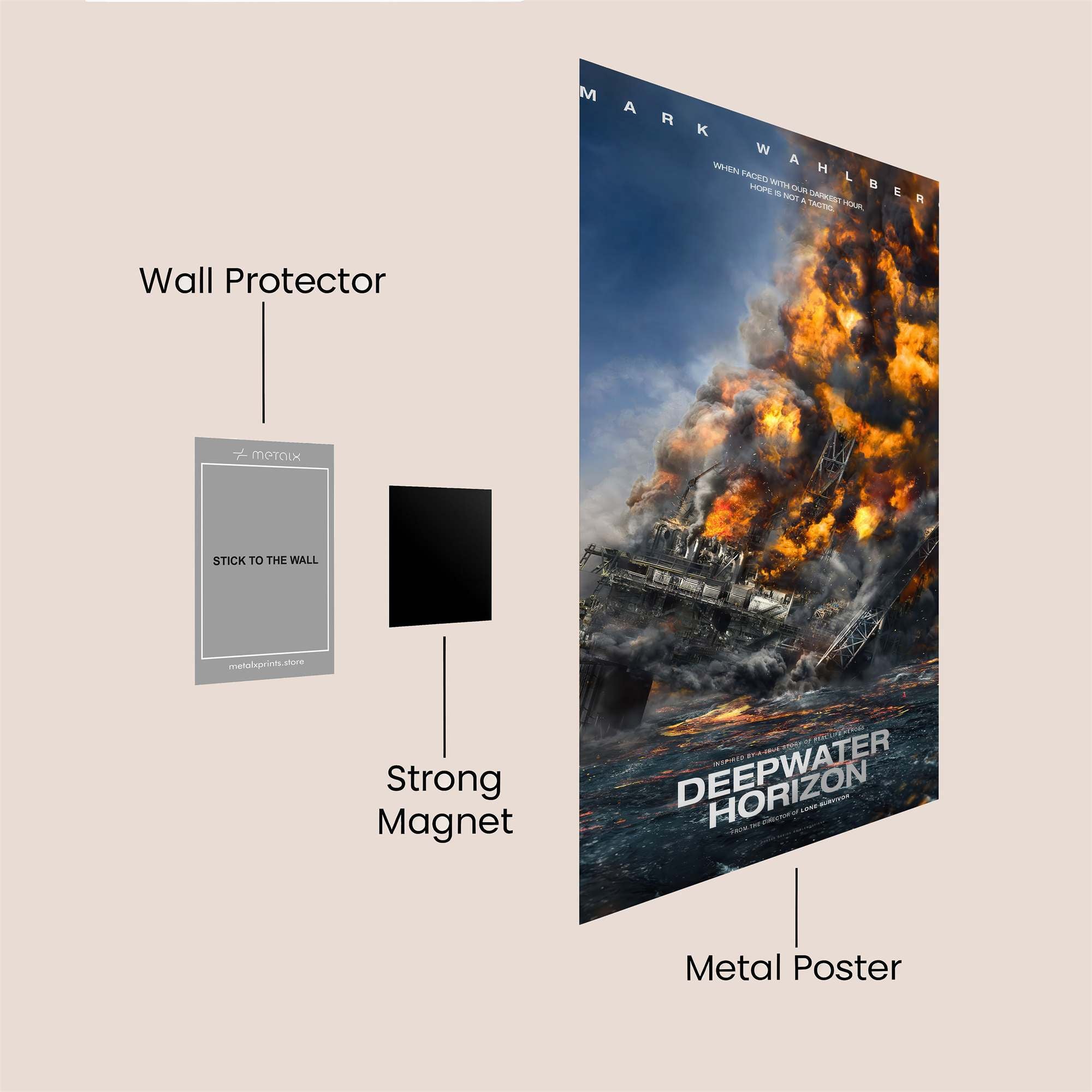 Wahlberg Inferno Safe Wall Magnetic / M