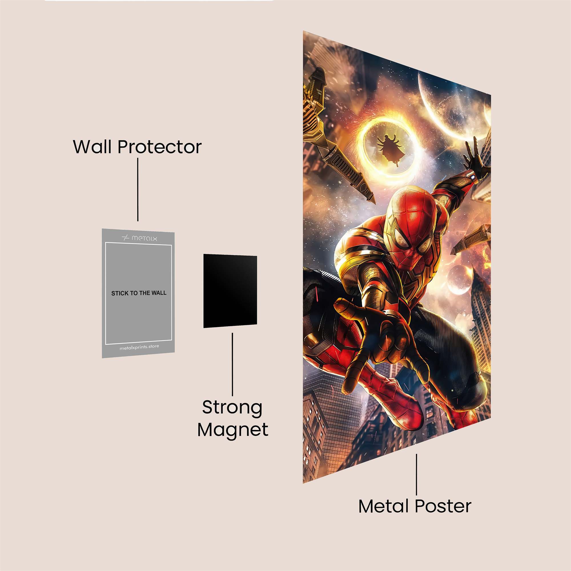 Spider Radiant Safe Wall Magnetic / M