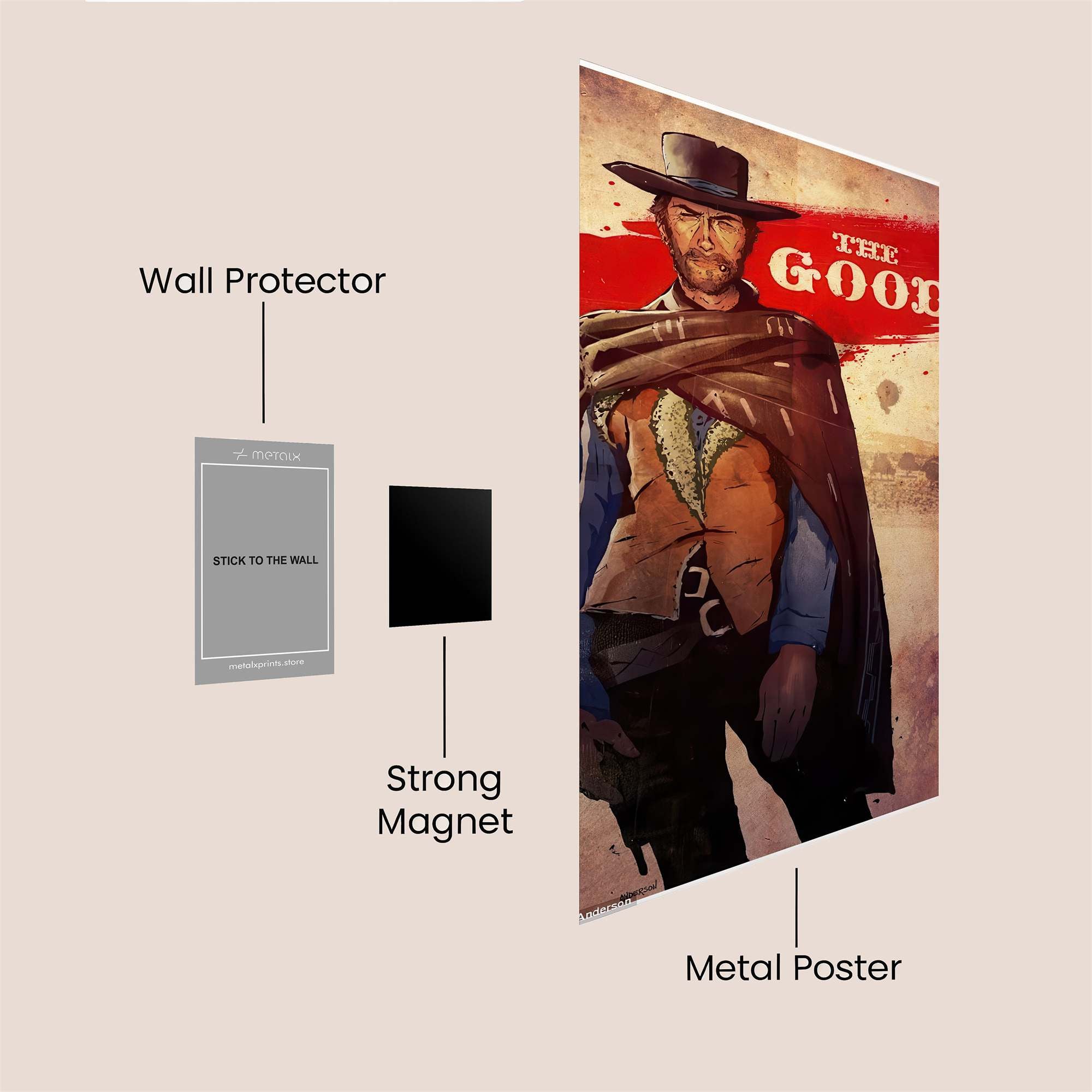 Blondie Resolute Safe Wall Magnetic / M